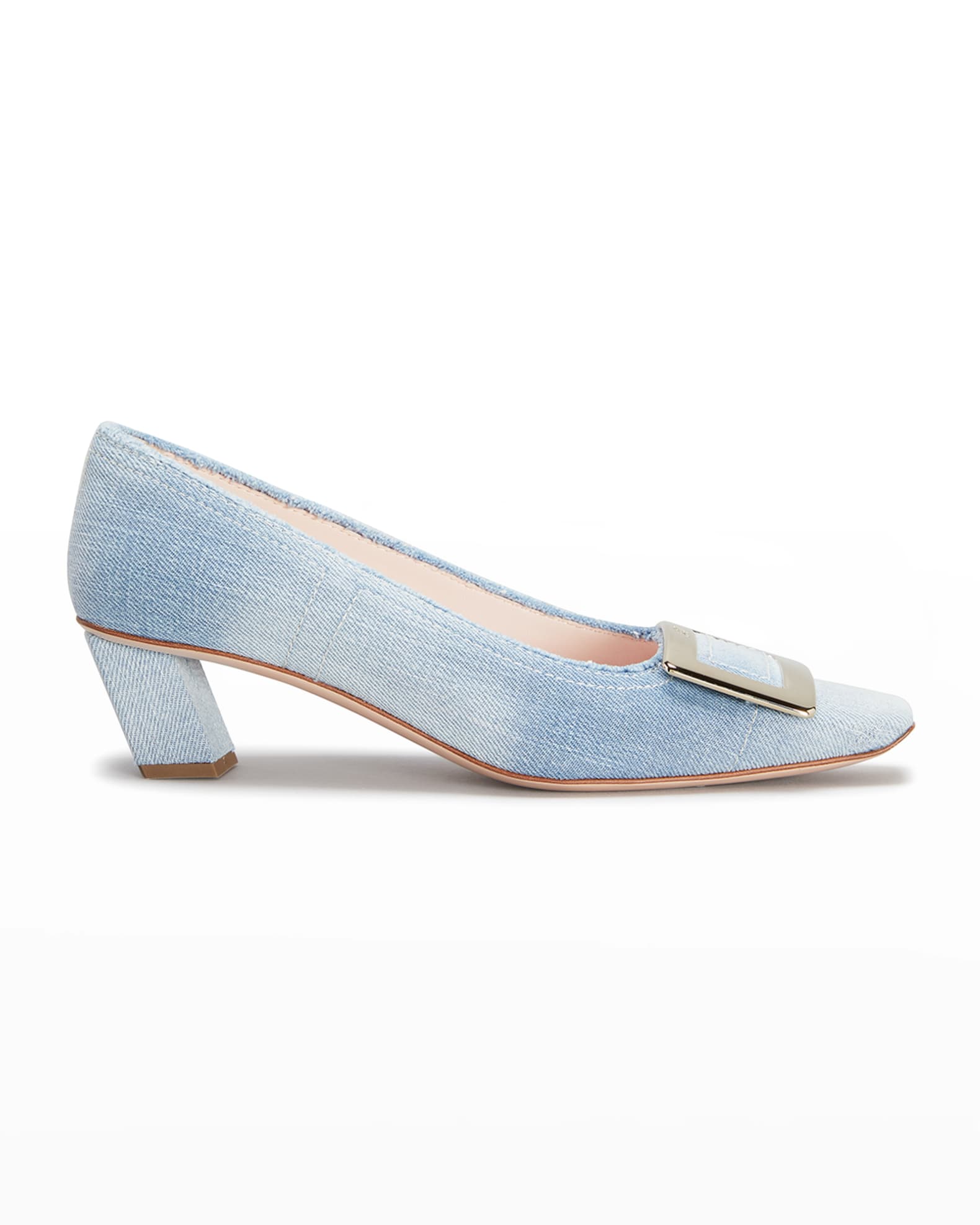 Roger vivier denim shoes best sale