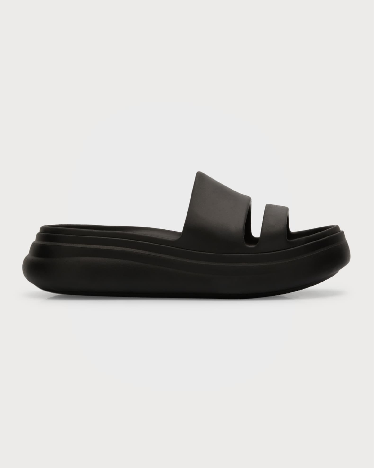 Rag & Bone Brixley Rubber Slide Flatform Sandals | Neiman Marcus