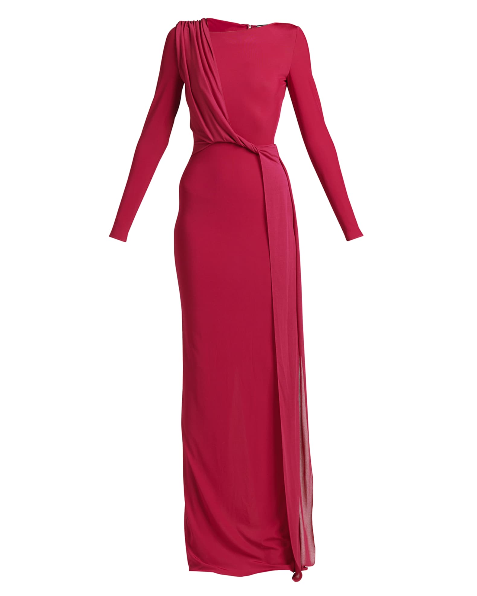 TOM FORD Twisted Drape Column Gown | Neiman Marcus