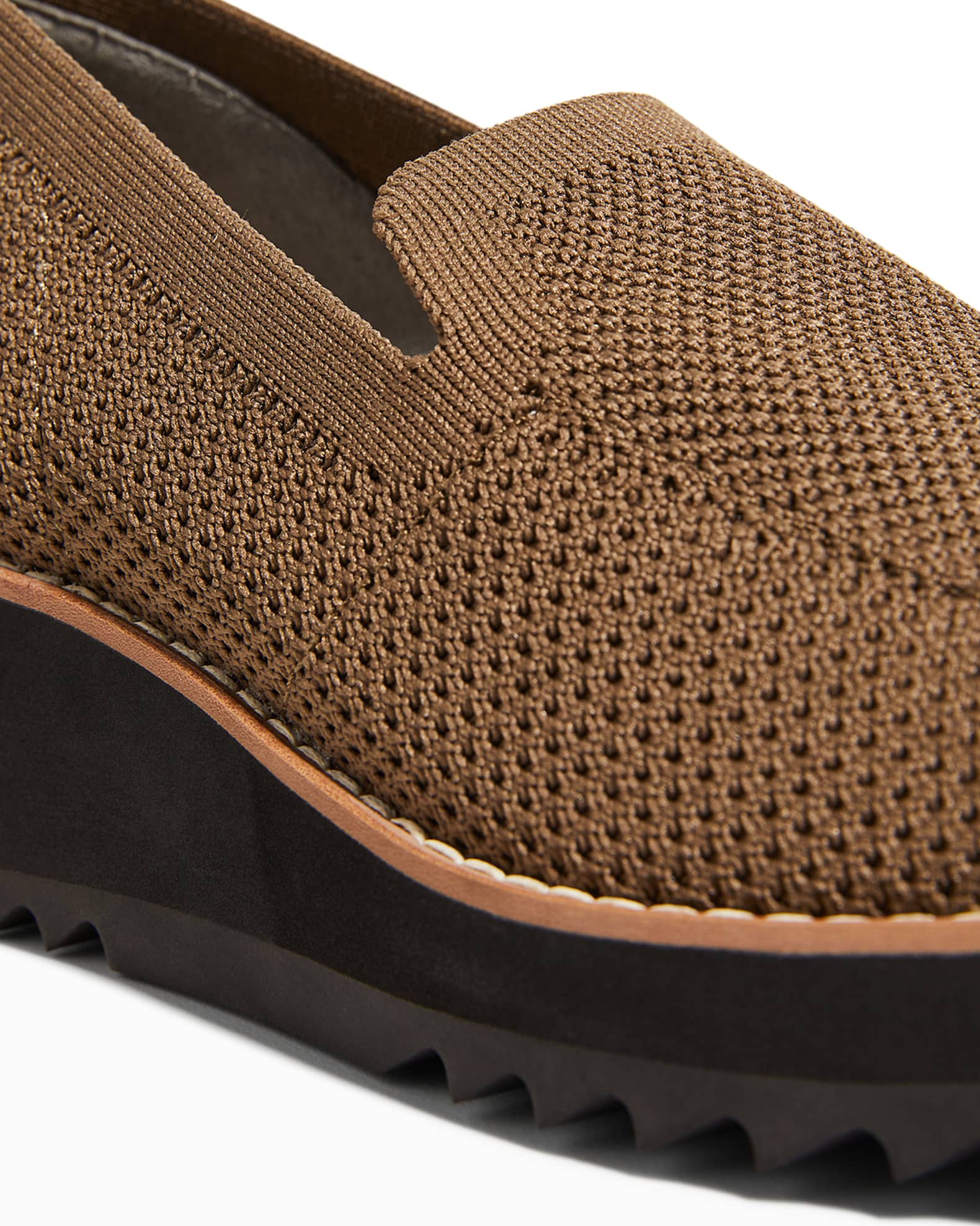 Eileen Fisher Lindy Knit SlipOn Loafers Neiman Marcus