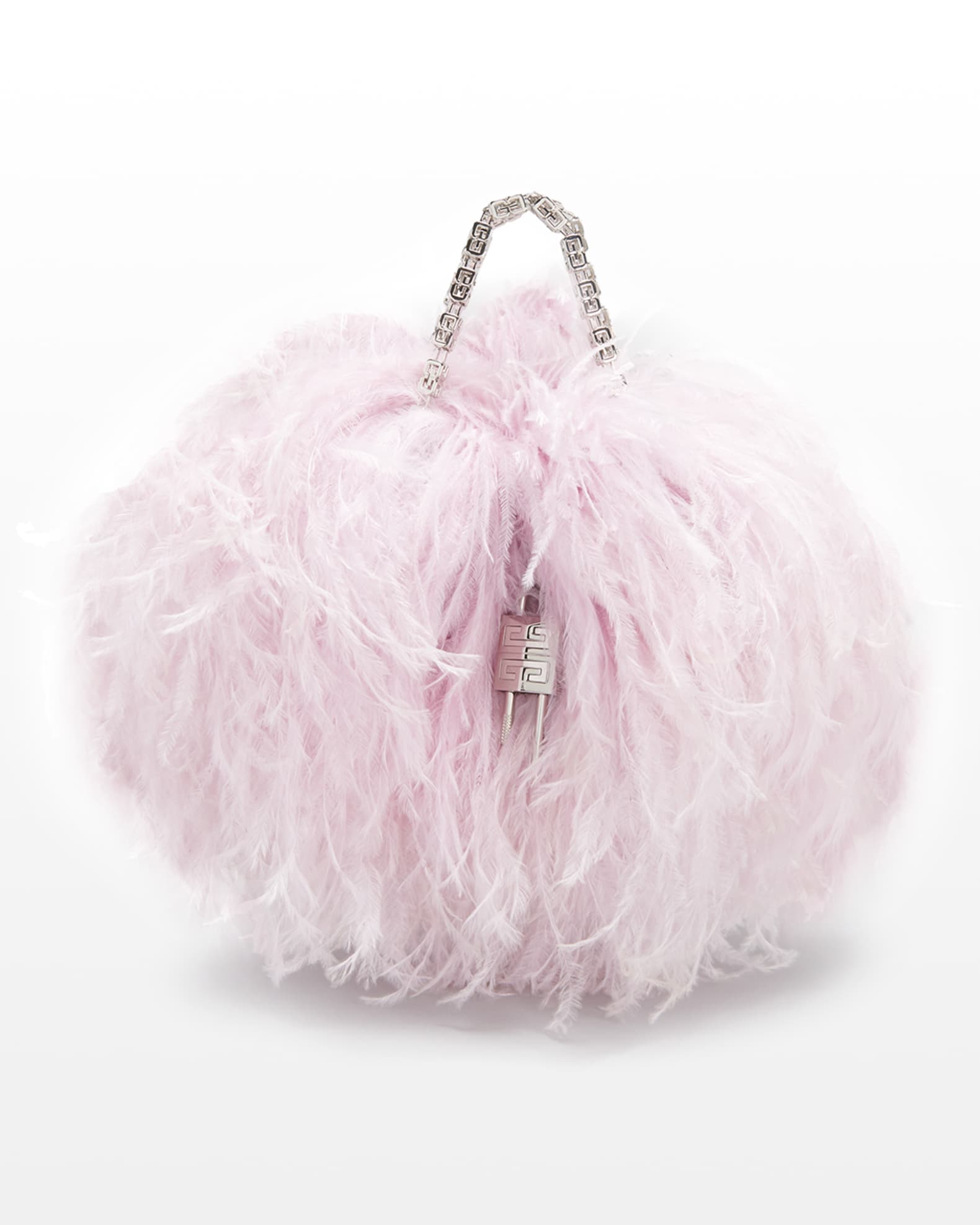 Givenchy Mini Kenny TopHandle Bag in Silk Feathers Neiman Marcus