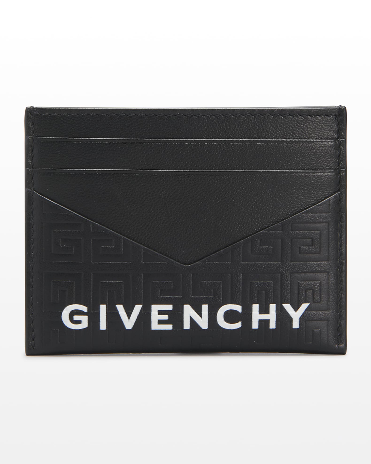 Givenchy G-Essentials Monogram Cardholder in 4G Logo Leather | Neiman ...