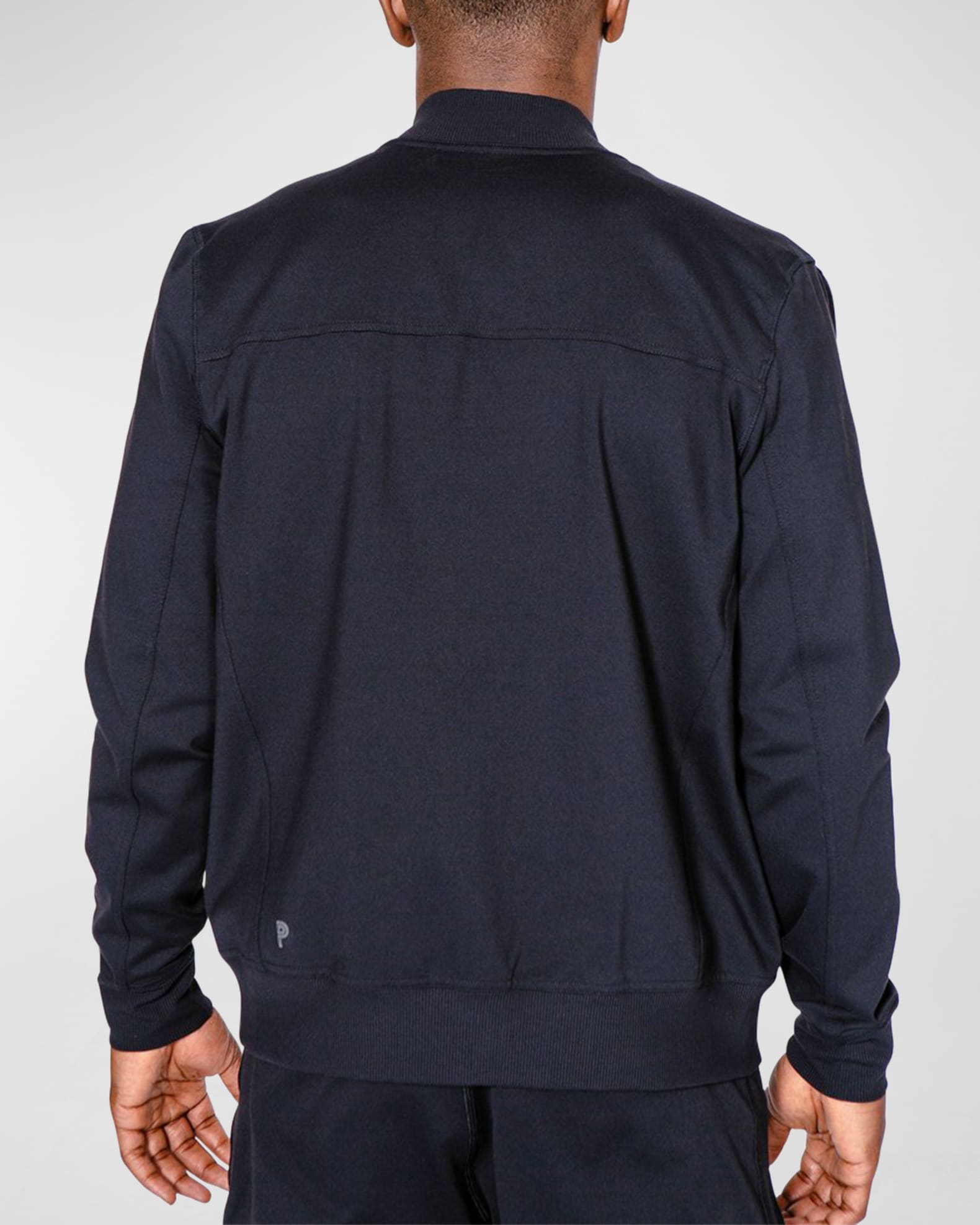 Men's Crosstown Nylon-Stretch Zip Bomber Jacket 1
