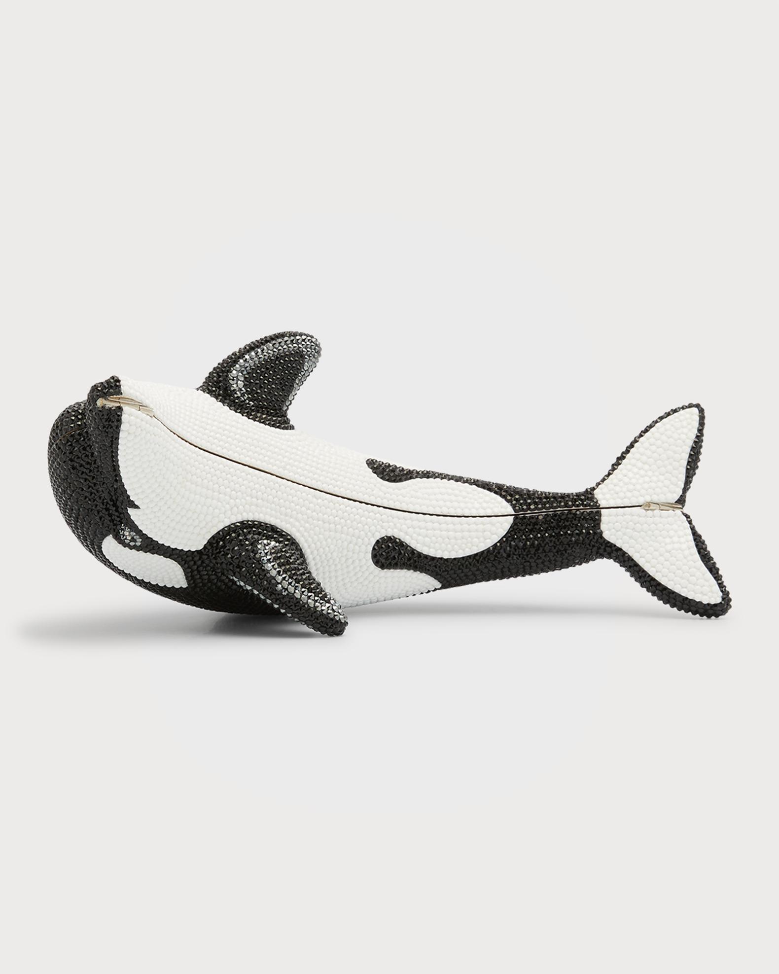 Judith Leiber Couture Orca Crystal Minaudiere Bag | Neiman Marcus