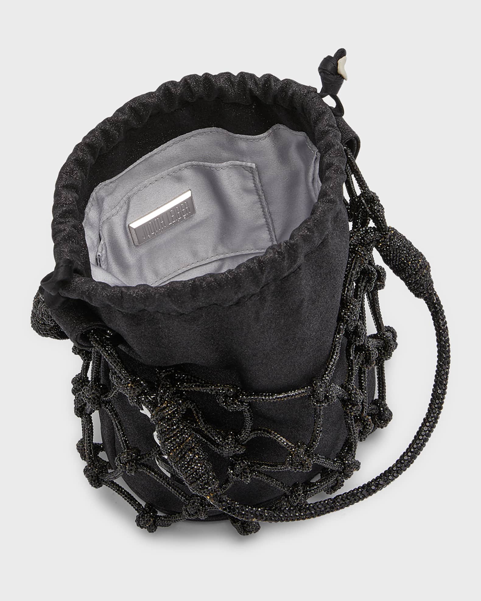 Judith Leiber Couture Sparkle Crystal Net Top-Handle Bag