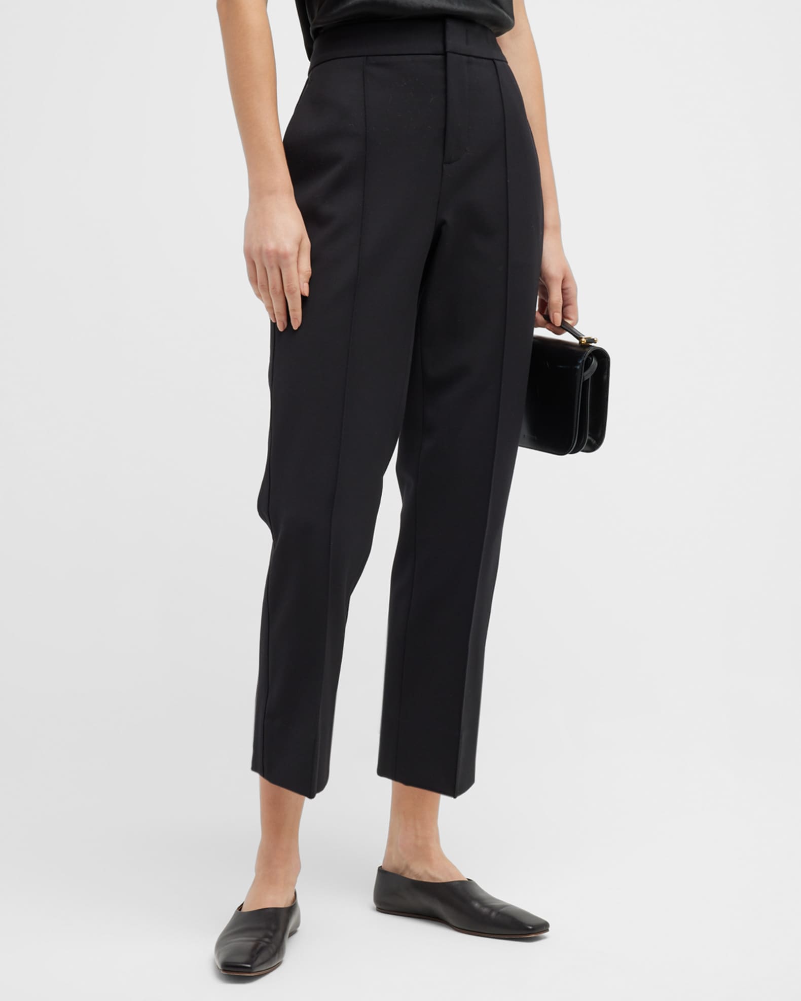 Vince Tapered Stove Pipe Pants | Neiman Marcus