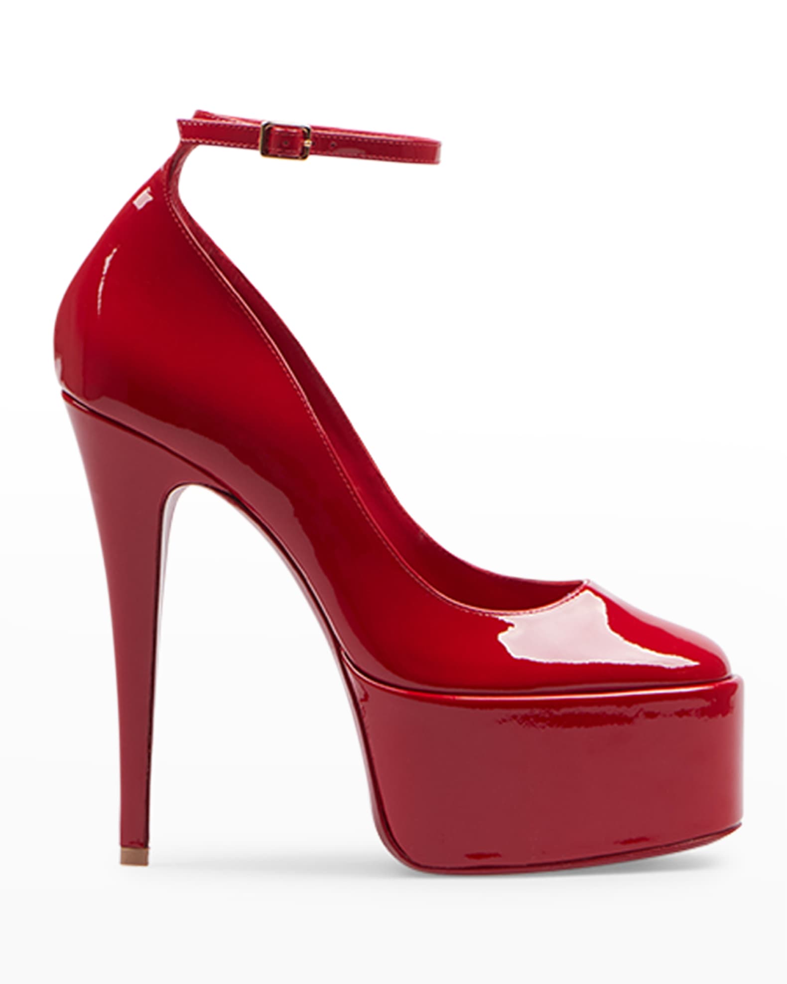 platform ankle pumps