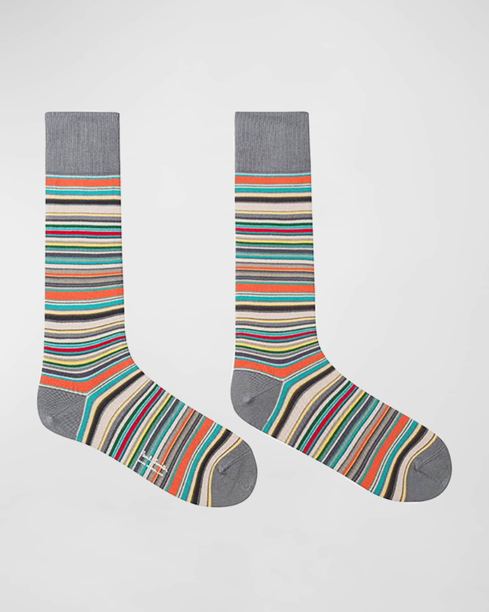 Men's Multi-Stripe Socks 0