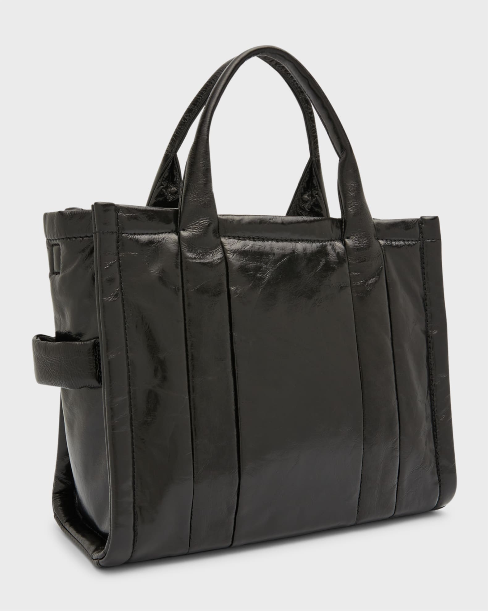 Marc Jacobs The Crinkle Leather Medium Tote Bag | Neiman Marcus