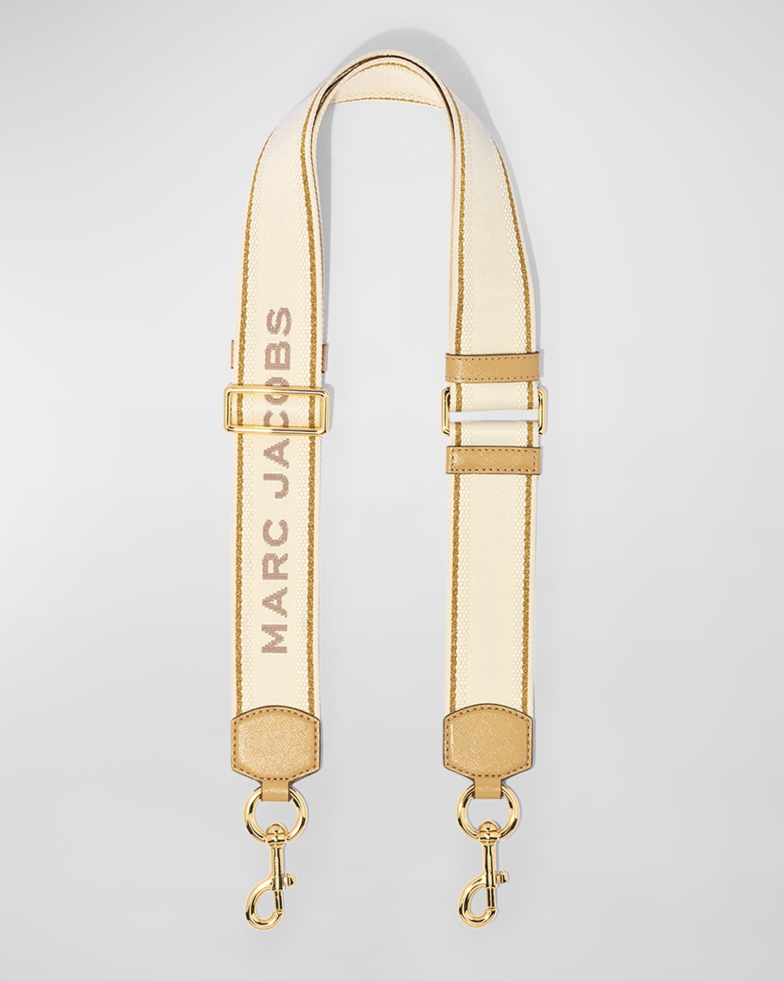 Marc Jacobs Black 'The Logo Webbing' Shoulder Strap