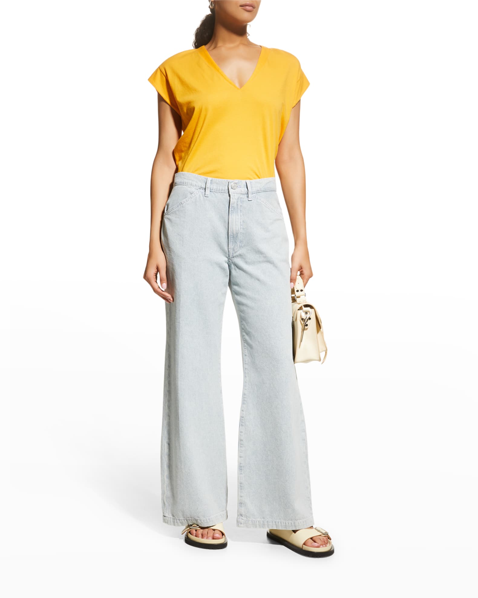 frame le baggy palazzo