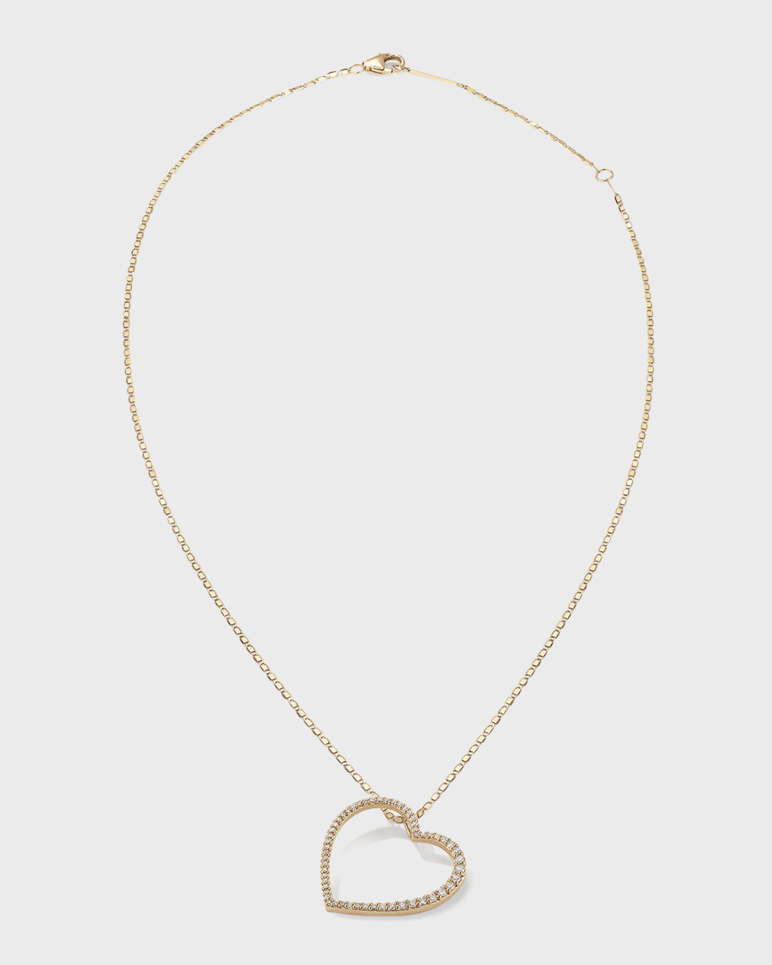 Flawless Graduating Heart Pendant Necklace, 18"L 0