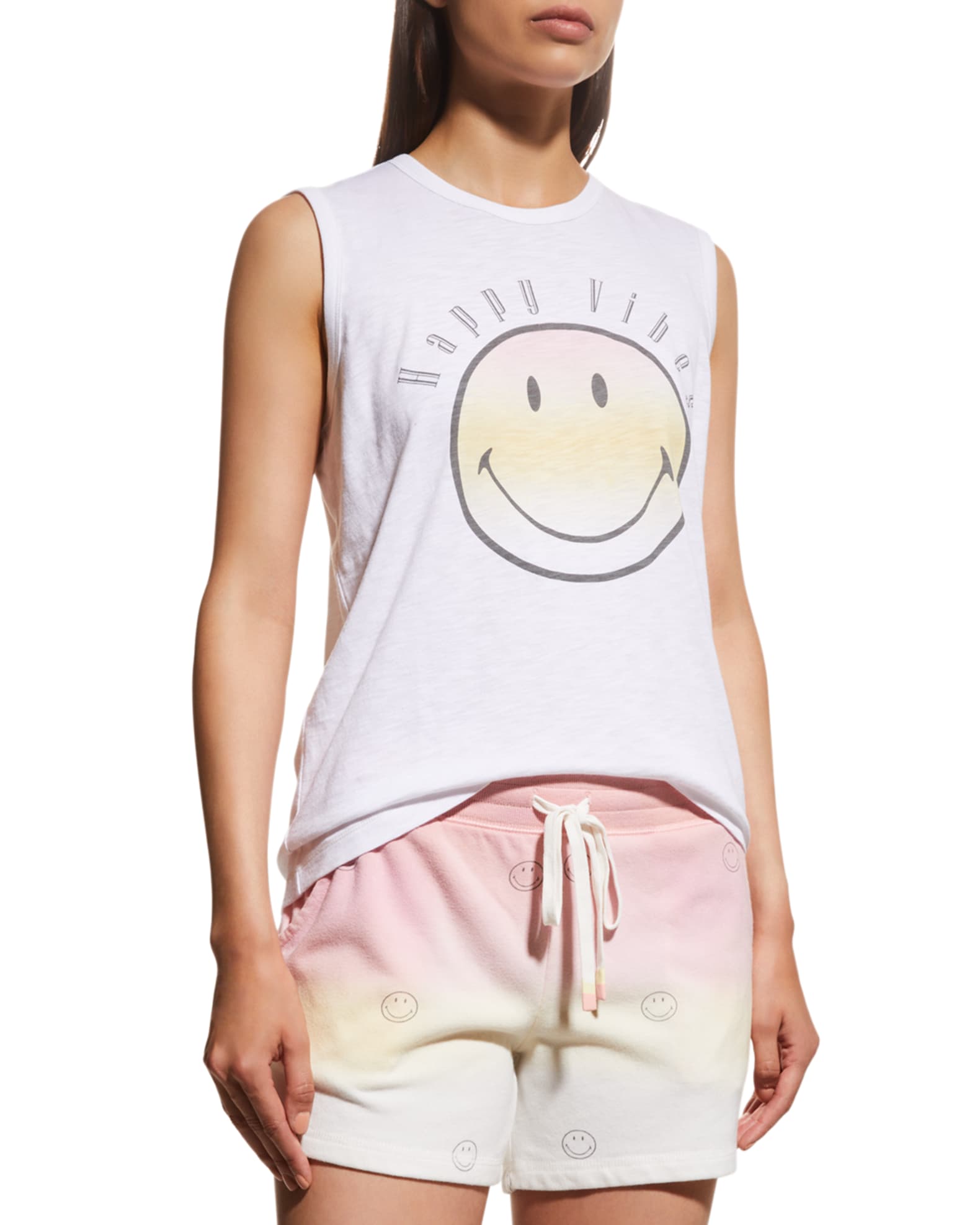 PJ Salvage Smiley Blooms Hat - Pale Pink