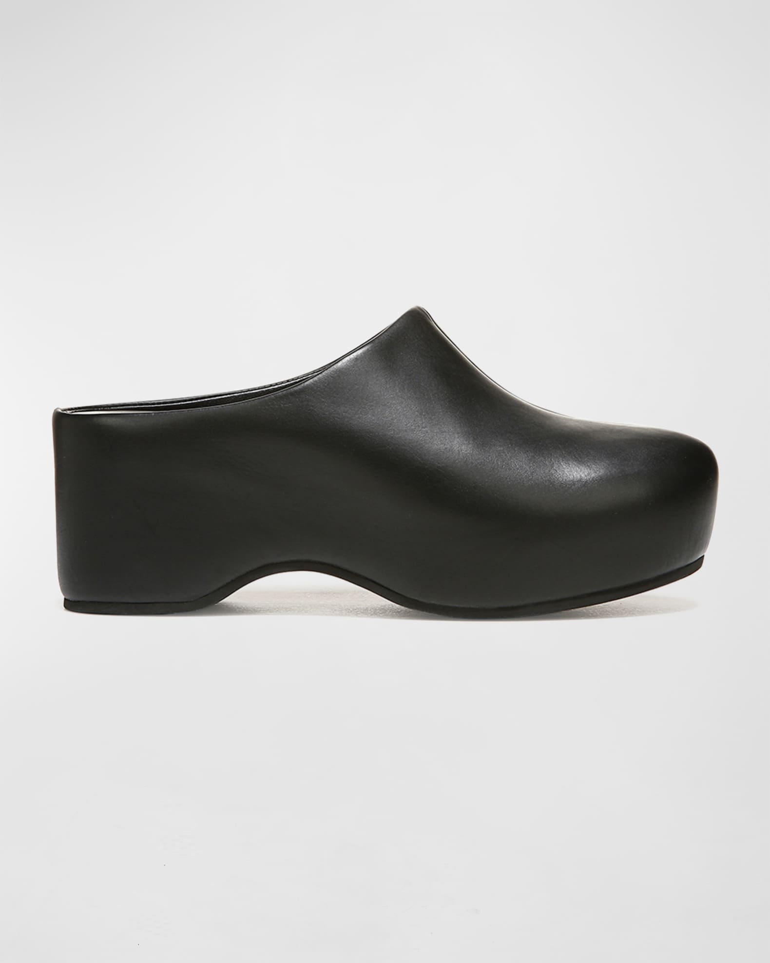 Vince Isa Leather Mule Clogs | Neiman Marcus