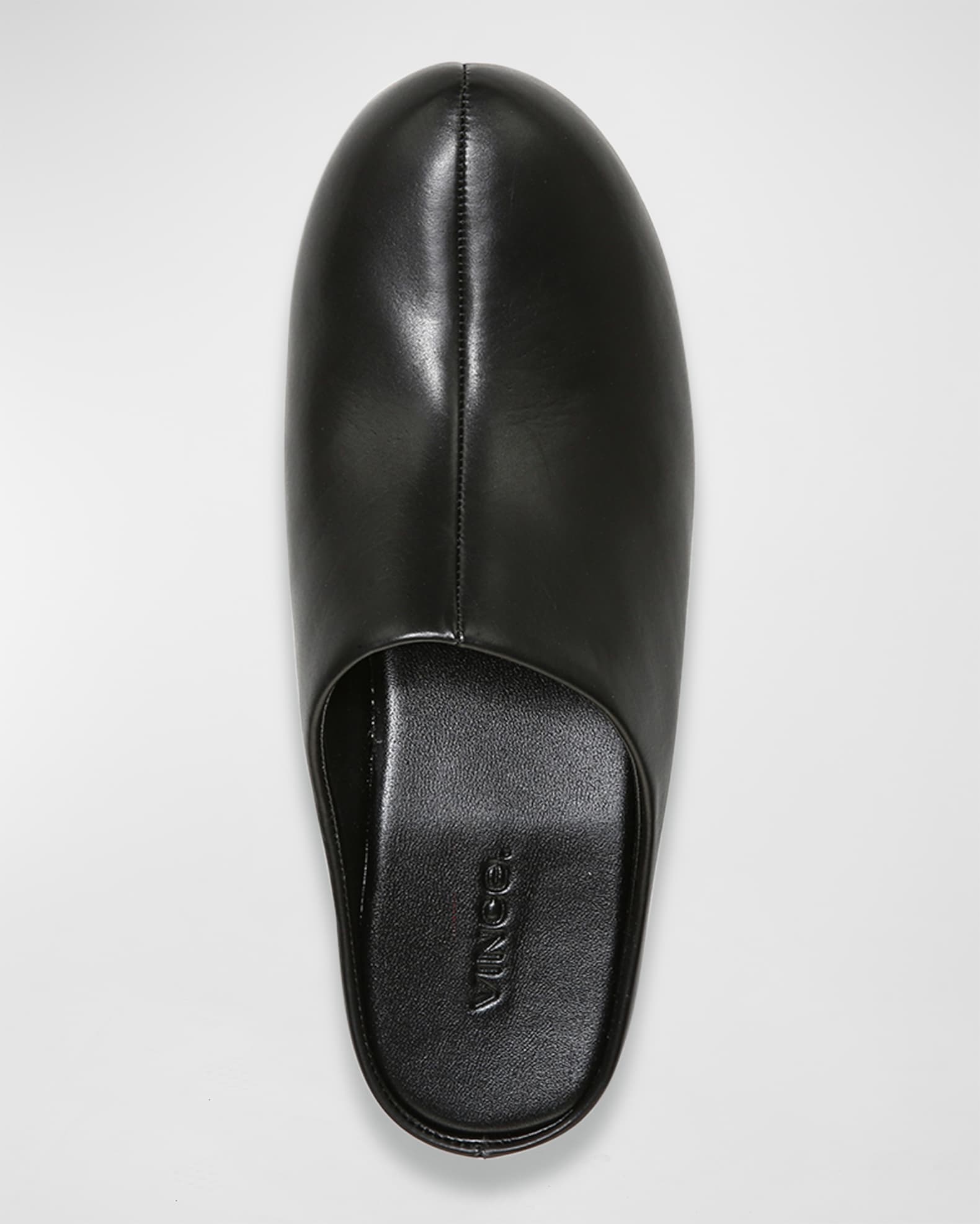 Vince Isa Leather Mule Clogs | Neiman Marcus