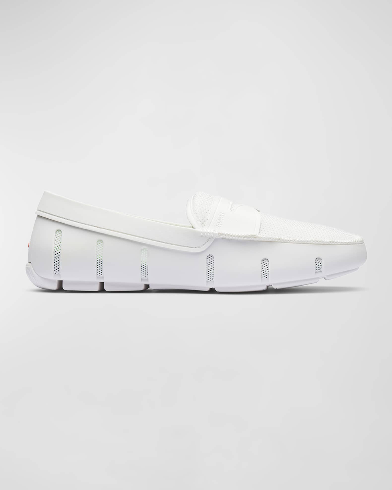 Men's Mesh-Rubber Penny Loafers 0
