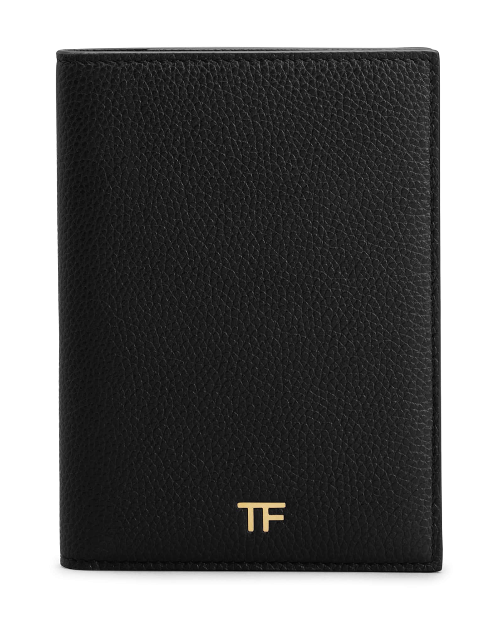 TOM FORD Grain Leather Passport Holder | Neiman Marcus