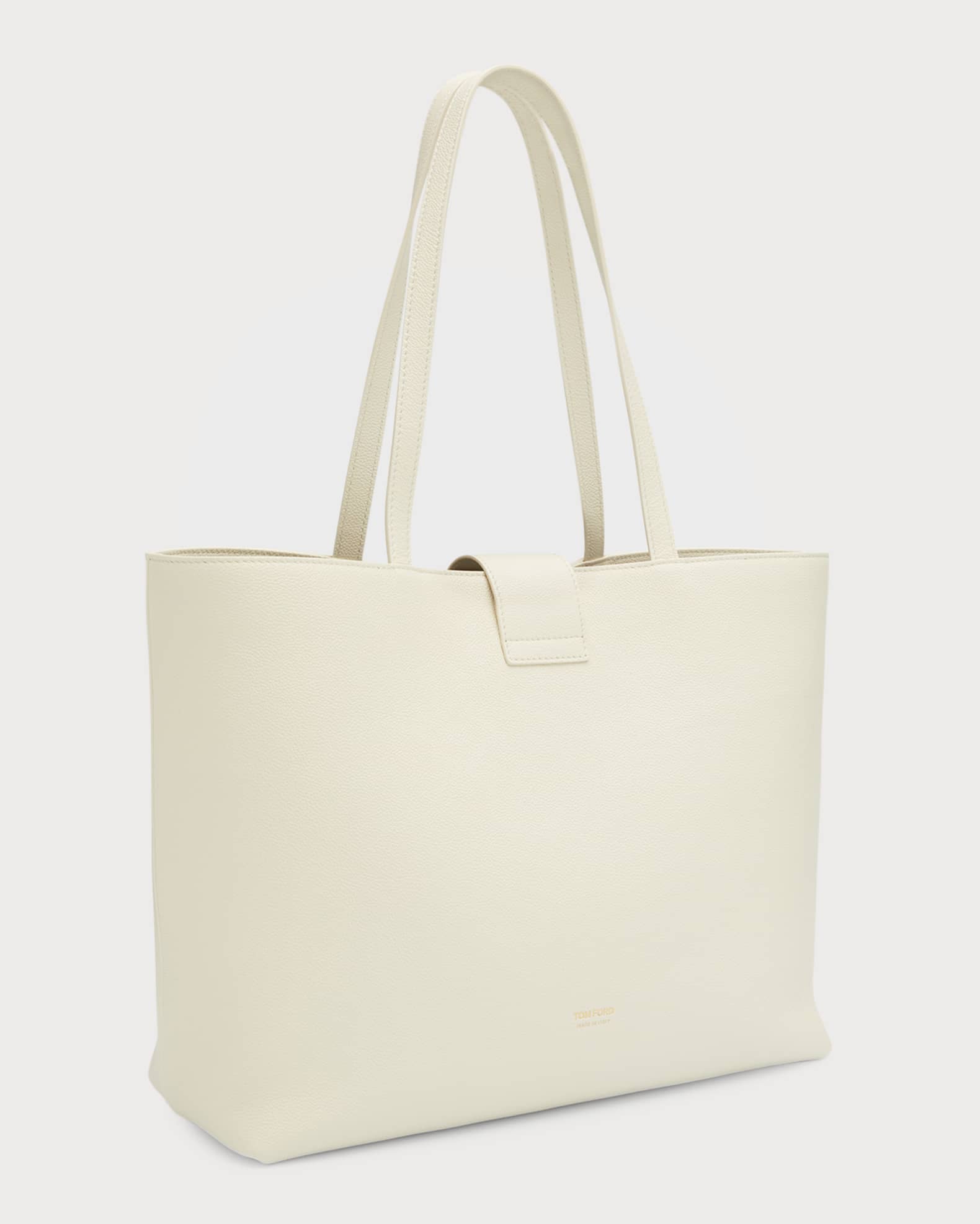 TOM FORD TF Small Grain Leather East-West Tote Bag | Neiman Marcus