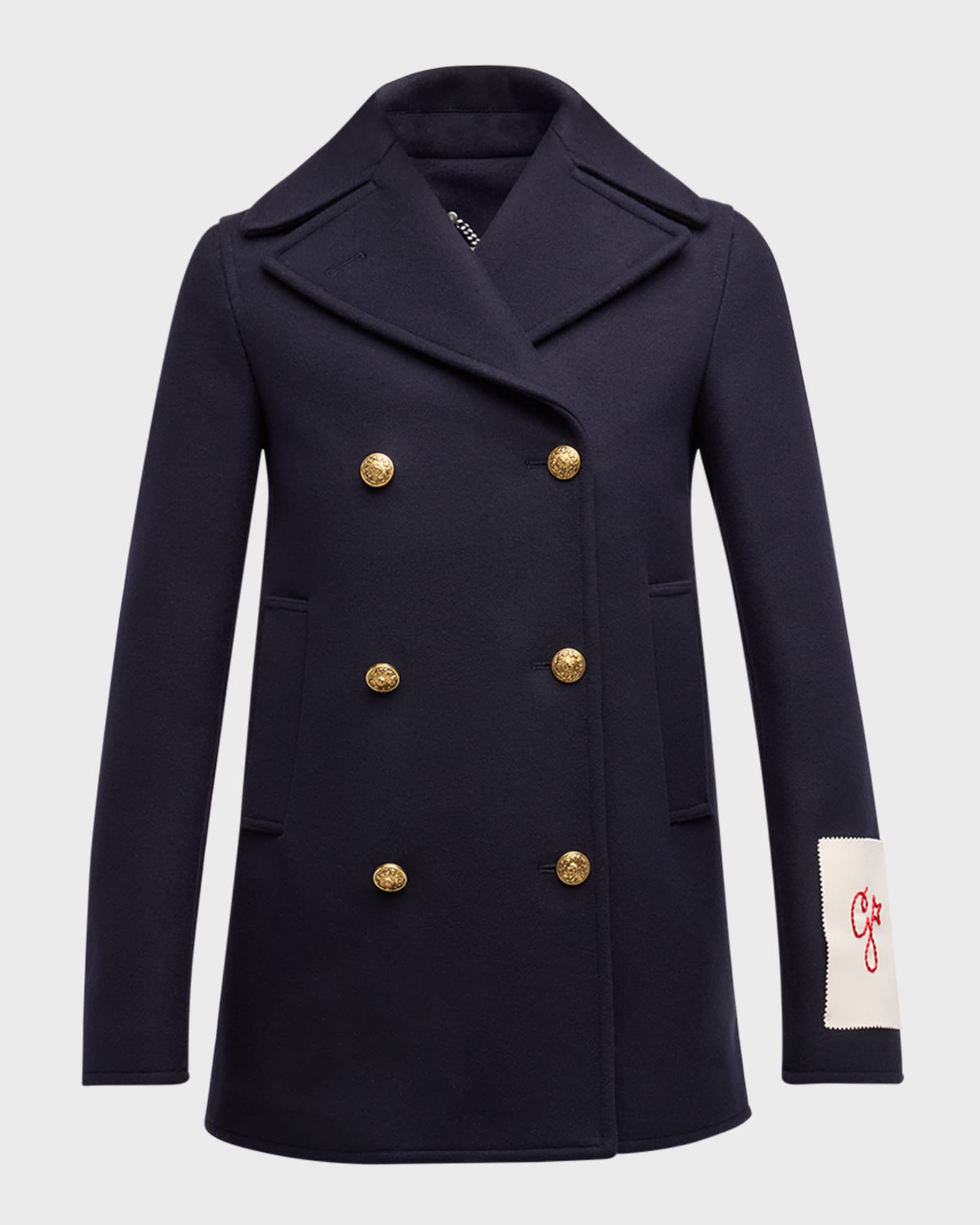 Neiman marcus peacoat top
