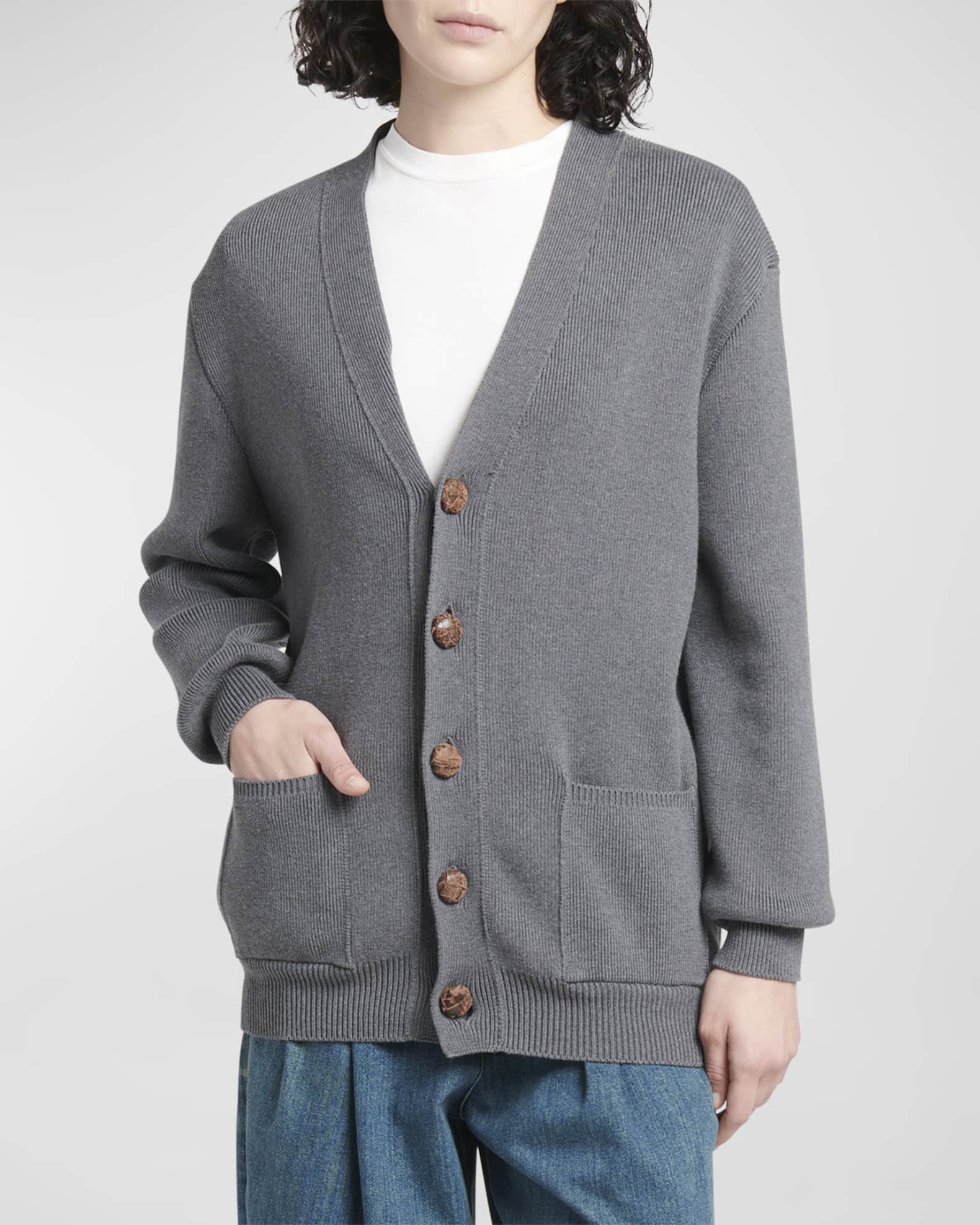 高級品市場 Knit Goose Golden Logo Marcus Neiman | Cardigan トップス