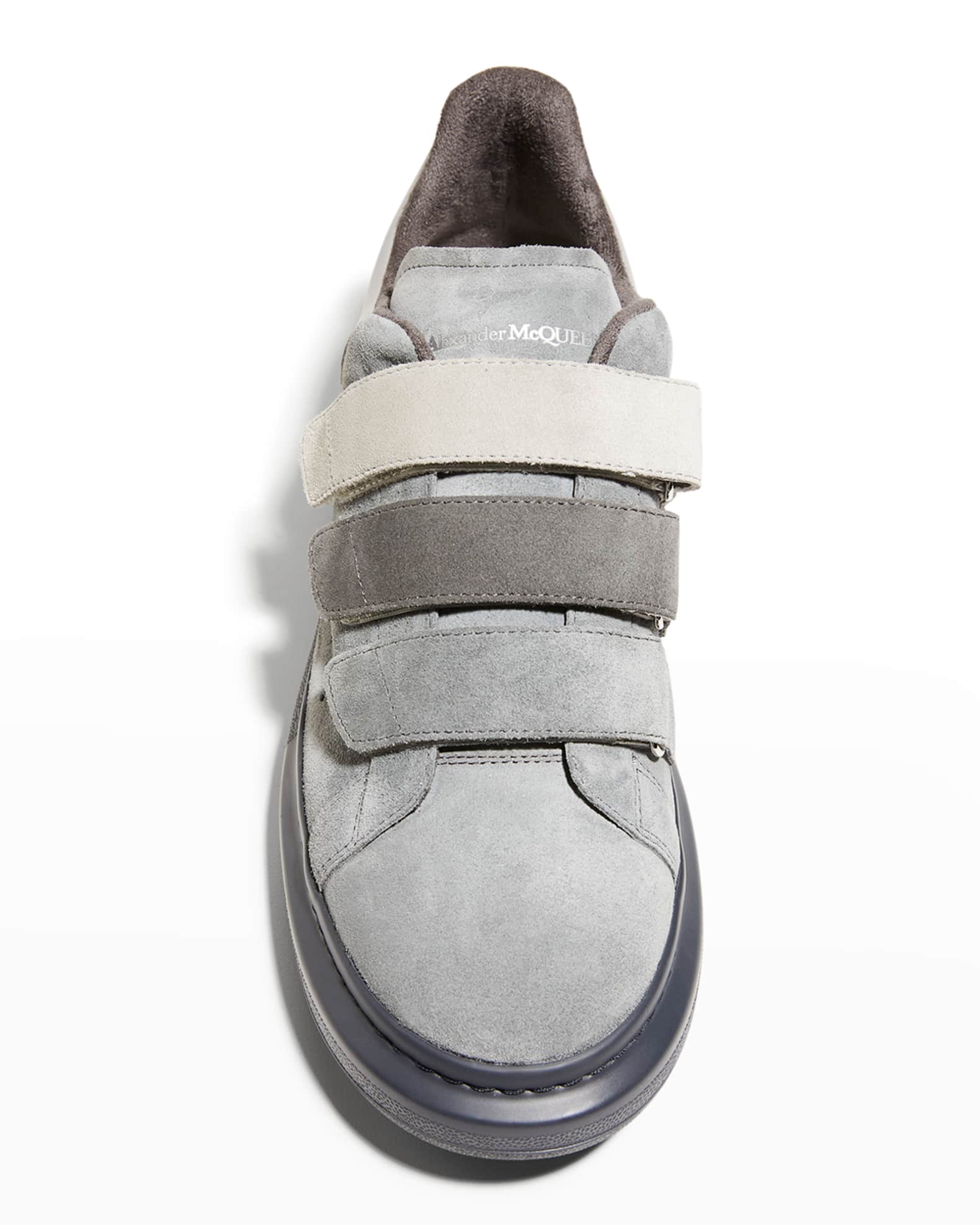 Alexander McQueen Men's Oversized Larry Leather Triple Grip Strap