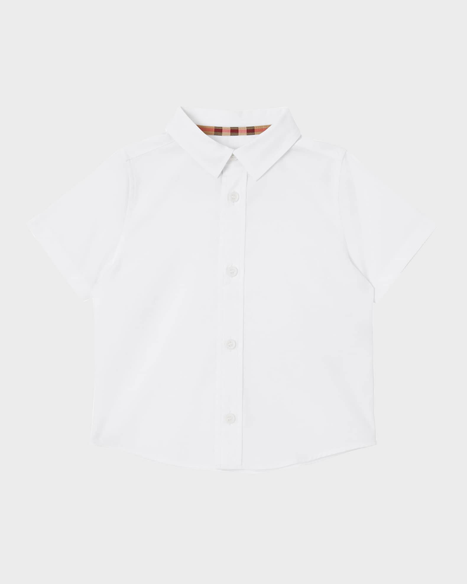 Burberry Boy's Owen Logo-Print Shirt, Size 6M-2 | Neiman Marcus