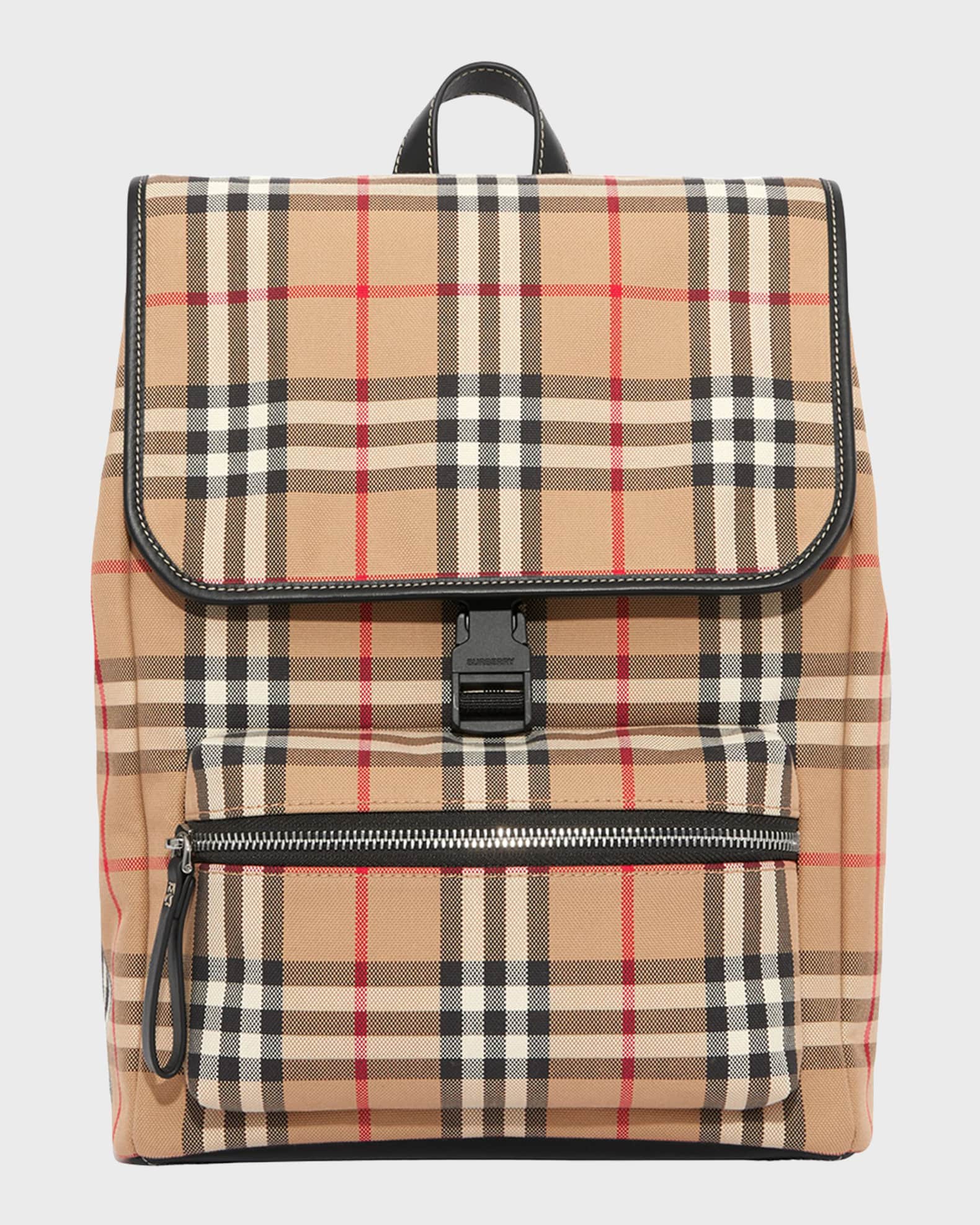 Burberry Kid s Dewey Vintage Check Backpack Neiman Marcus
