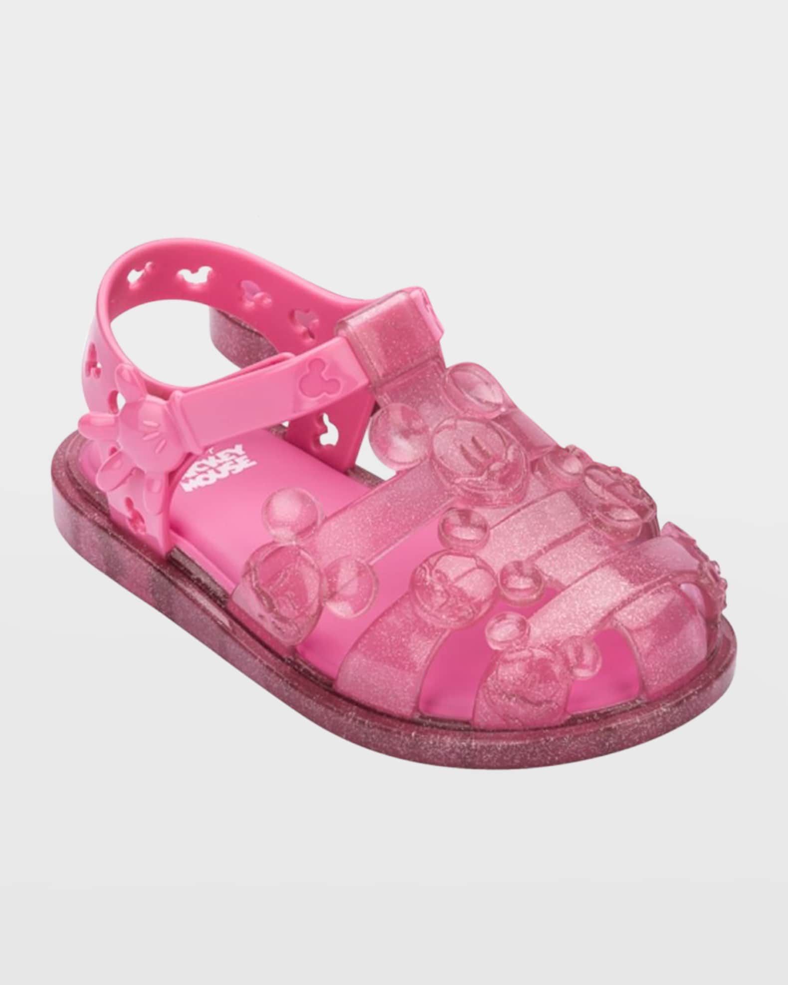 Melissa Girl's Melissa Magic + Mickey Mouse PVC Jelly Sandals, Baby