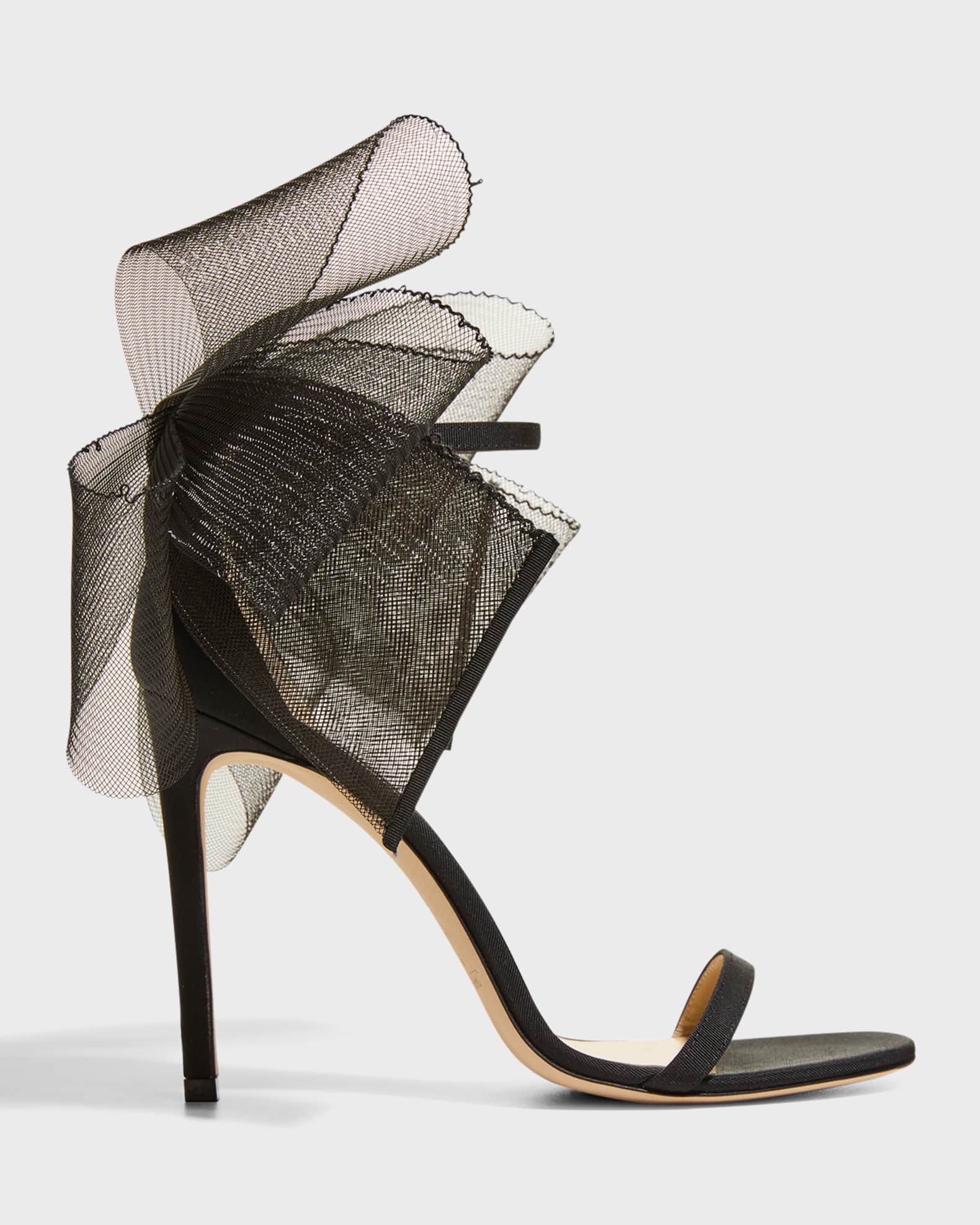 Aveline bow ankle strap sandal discount
