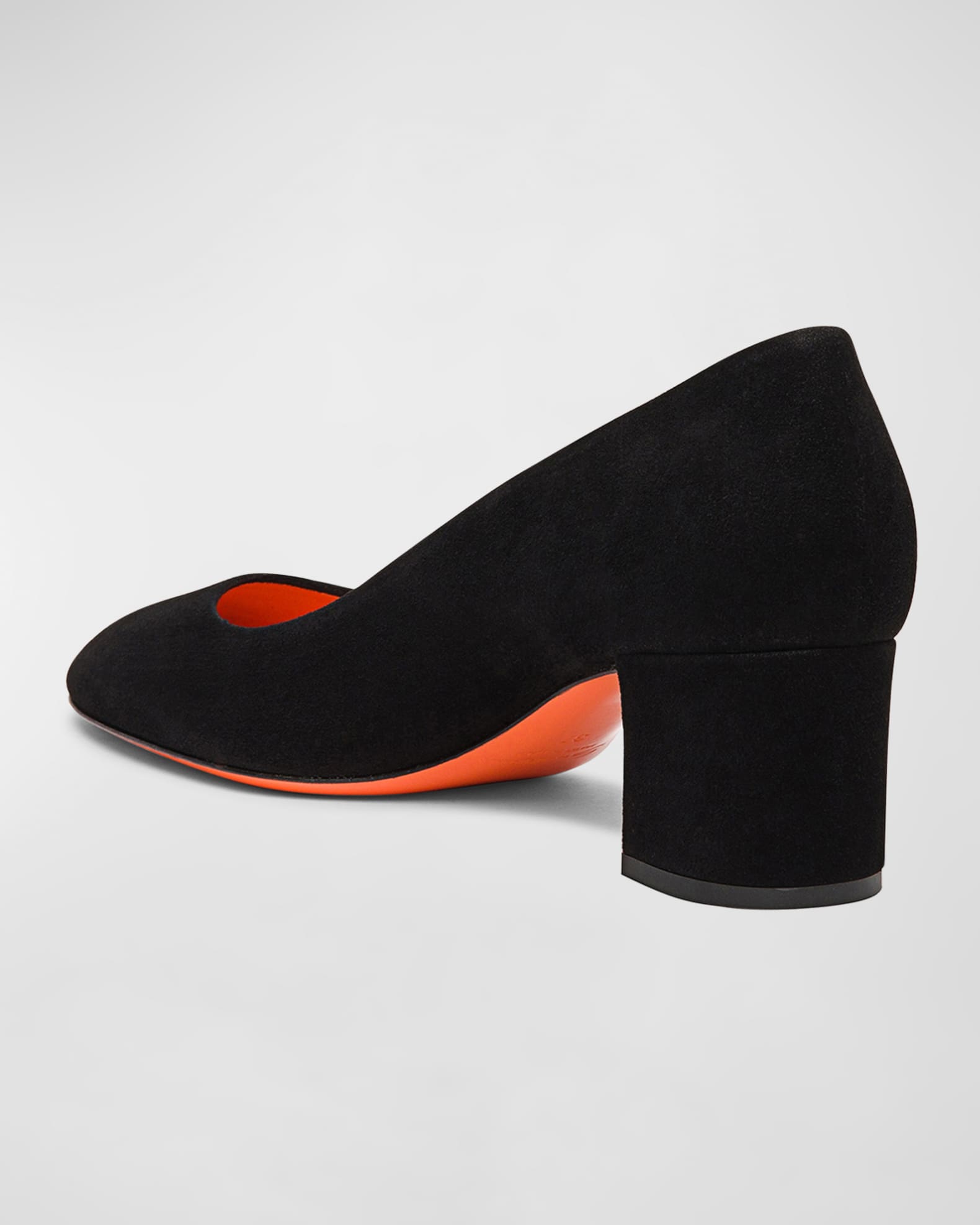 Flight Suede BlockHeel Pumps Neiman Marcus
