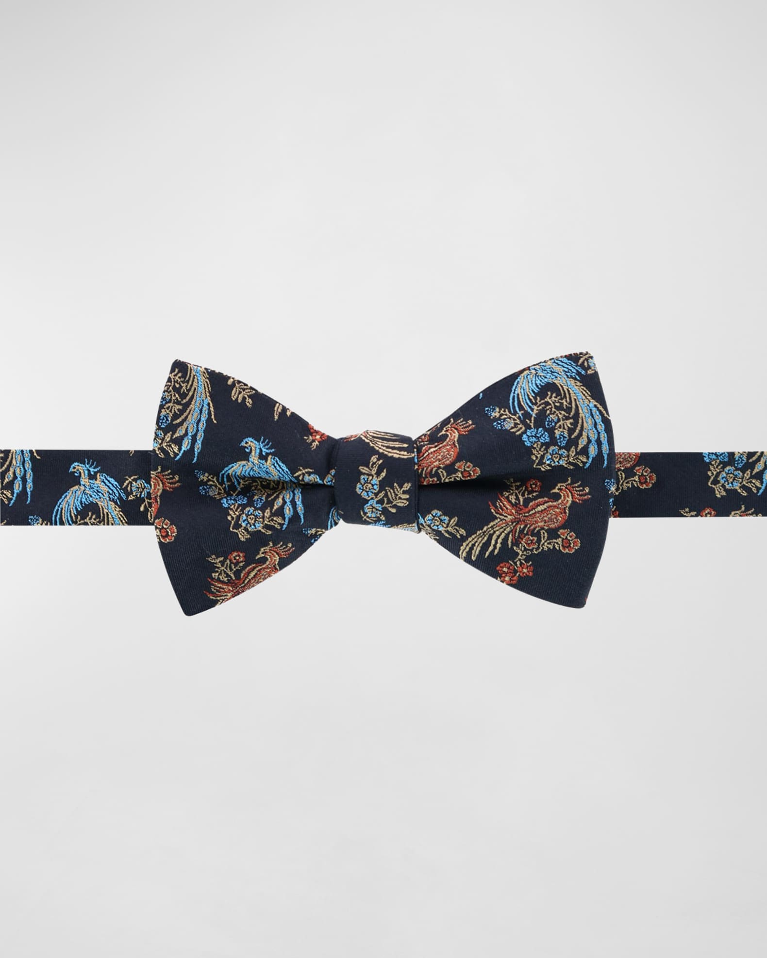Trafalgar Men's Birds Of Prosperity Silk Bow Tie | Neiman Marcus