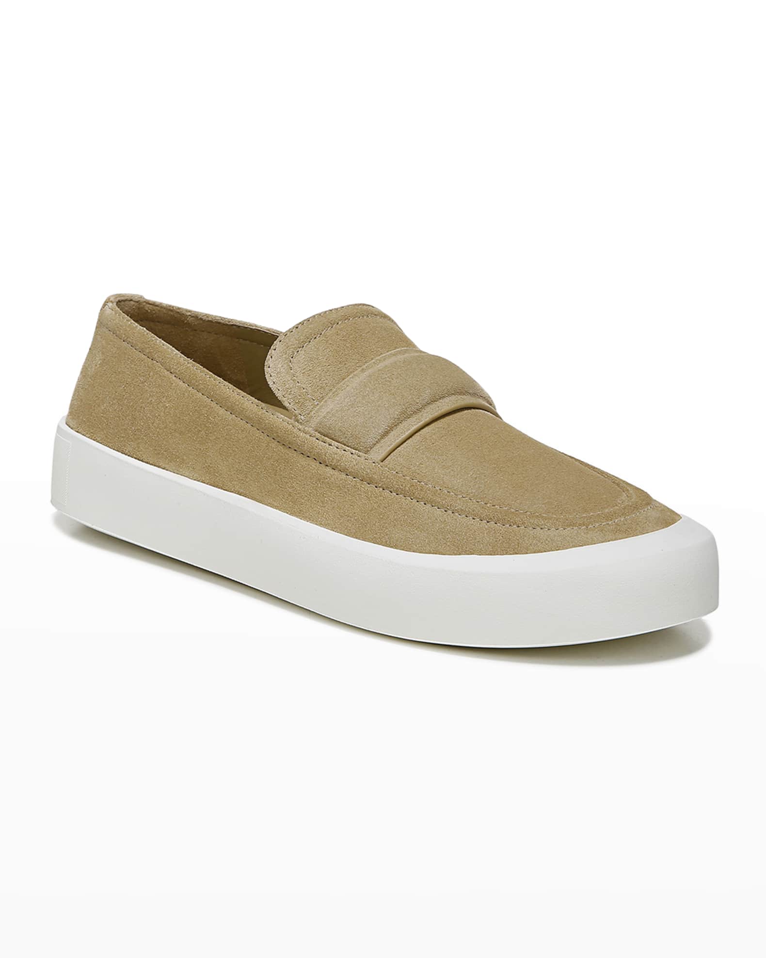 Vince Ghita Suede Slip-On Loafer Sneakers | Neiman Marcus