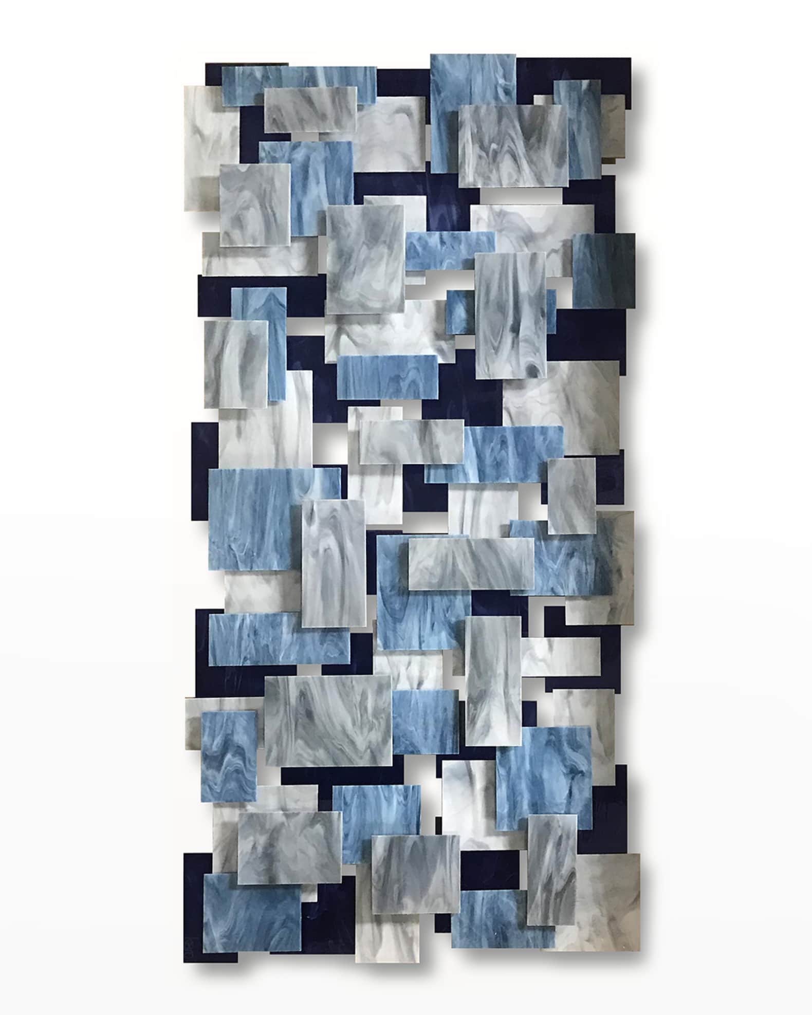 Glass and Metal Wall Sculpture 0