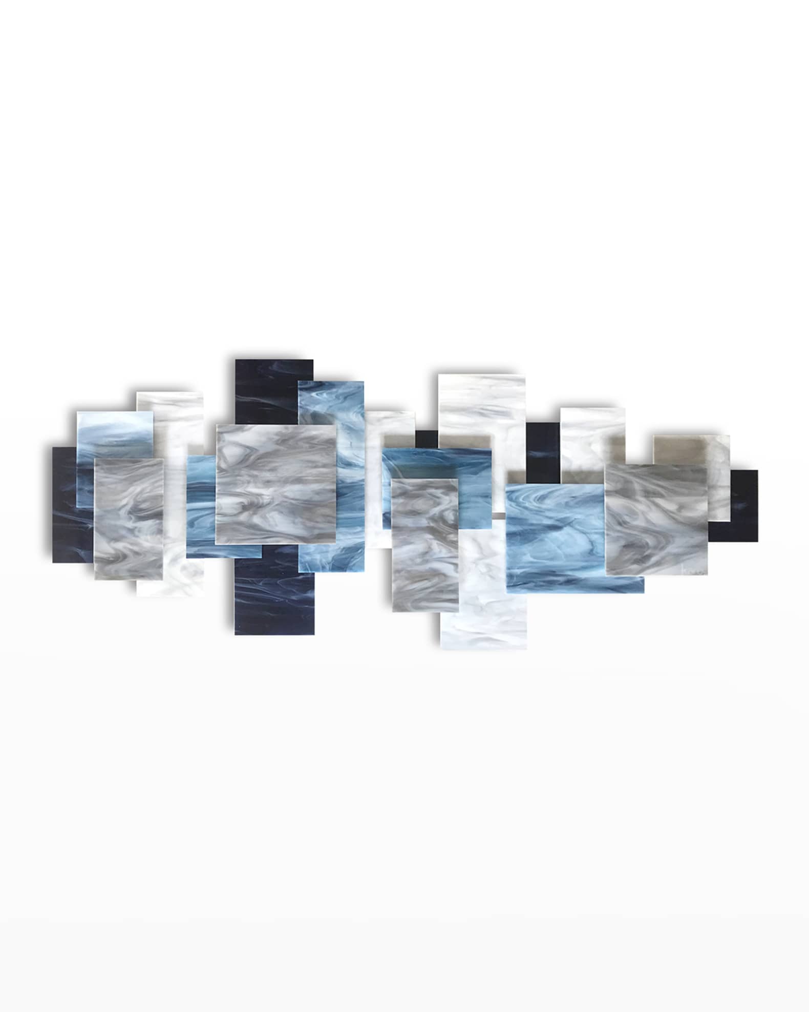 Glass and Metal Wall Sculpture 0