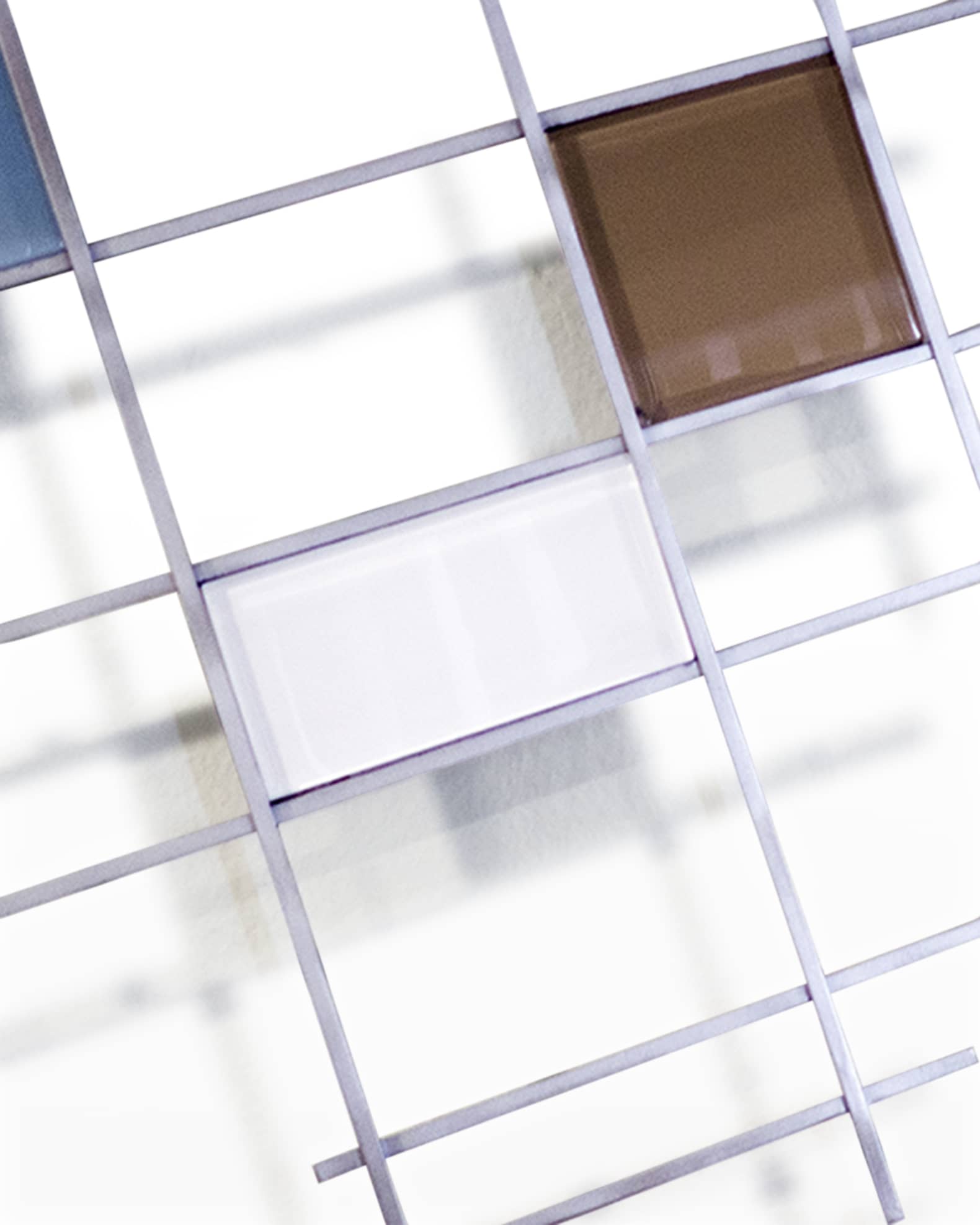 Glass and Metal Wall Sculpture 1