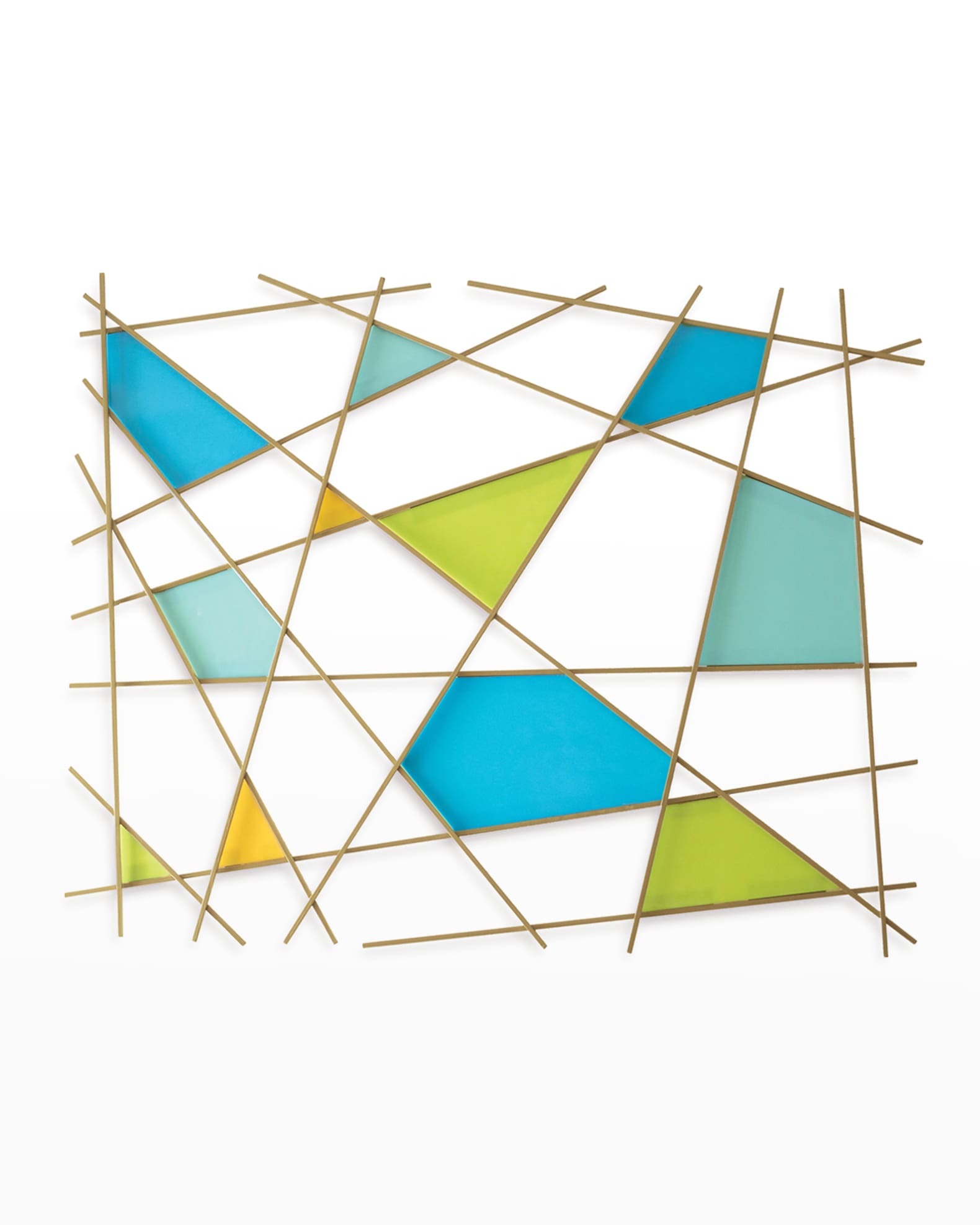 Glass and Metal Wall Sculpture 0