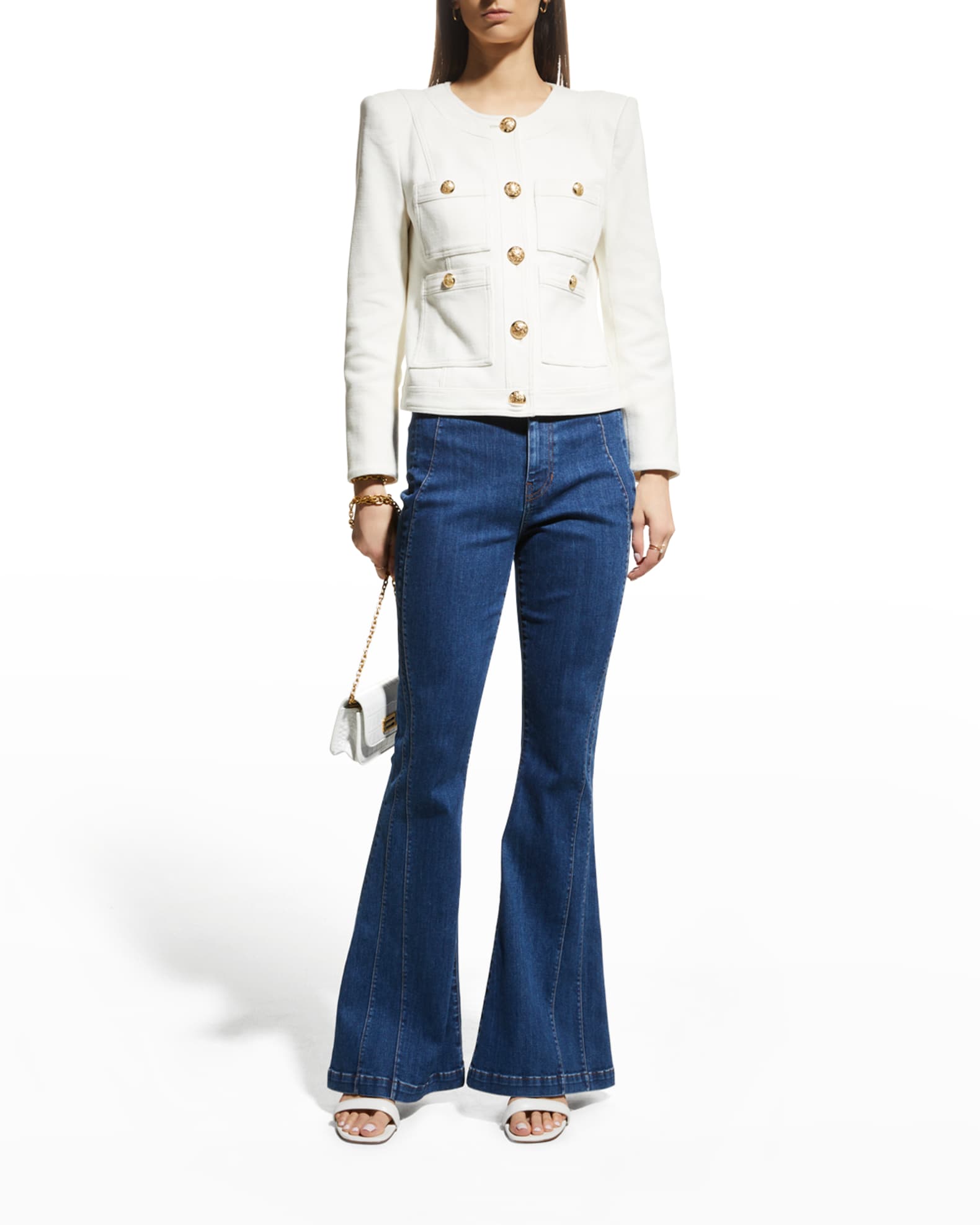 Veronica Beard Ferazia Textured Jacket | Neiman Marcus