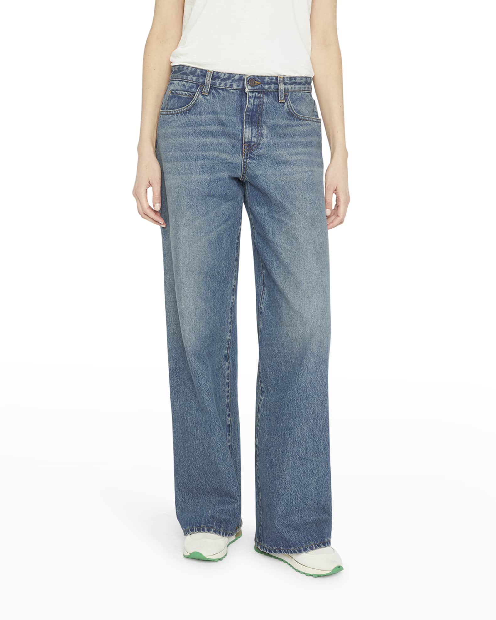 THE ROW Eglitta Wide-Leg Jeans | Neiman Marcus