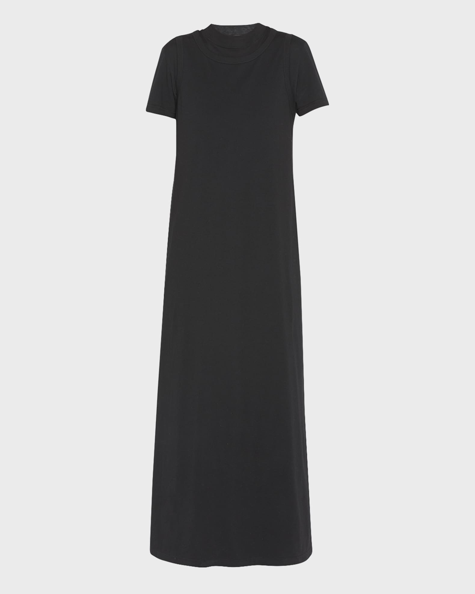 THE ROW Maritza Layered Organic Cotton Maxi Dress | Neiman Marcus