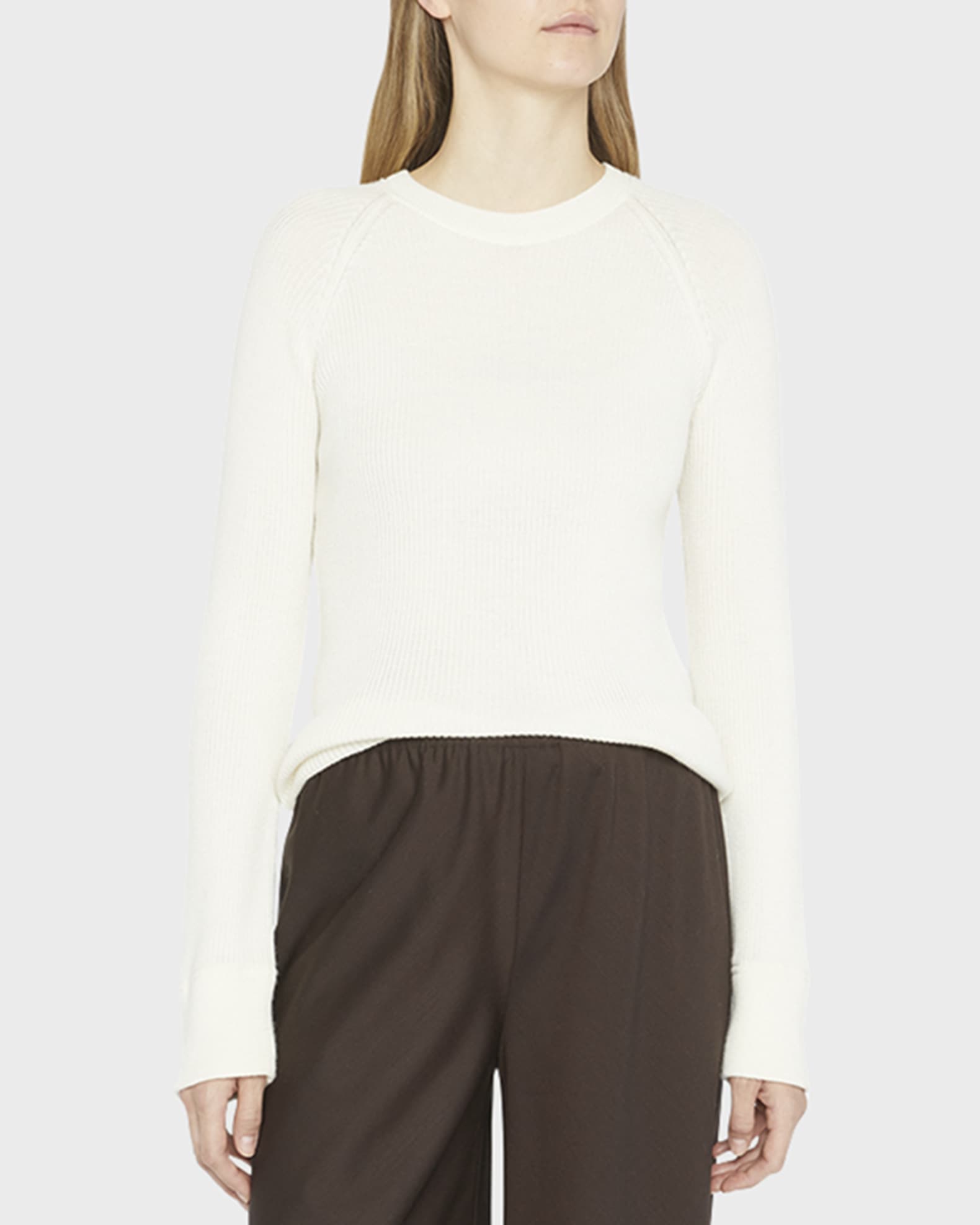 THE ROW Visby Rib Cashmere Top
