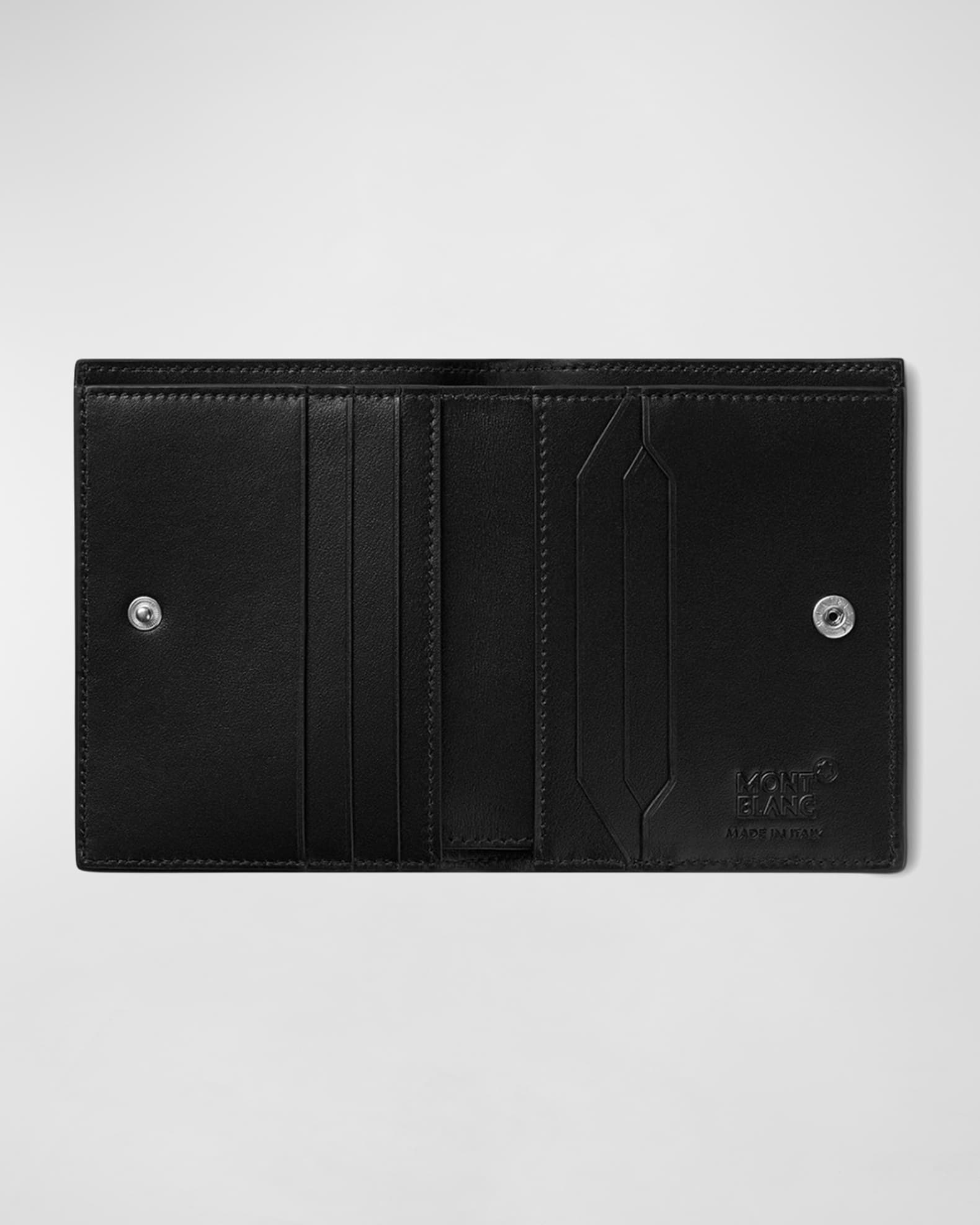 Men's Meisterstück Leather Compact Bifold Wallet 1