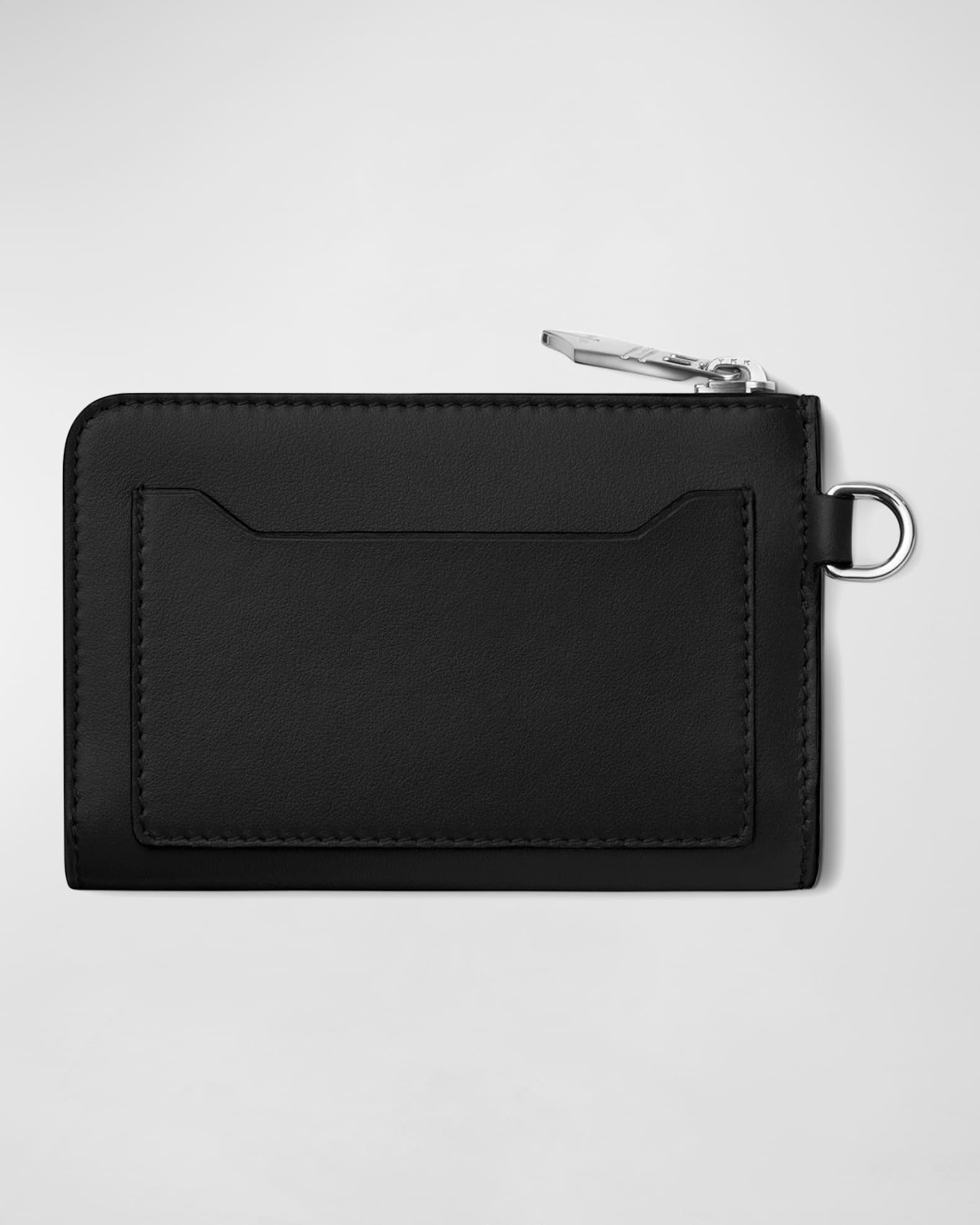 Montblanc Men's Meisterstück Key Pouch Leather Zip Card Holder Neiman