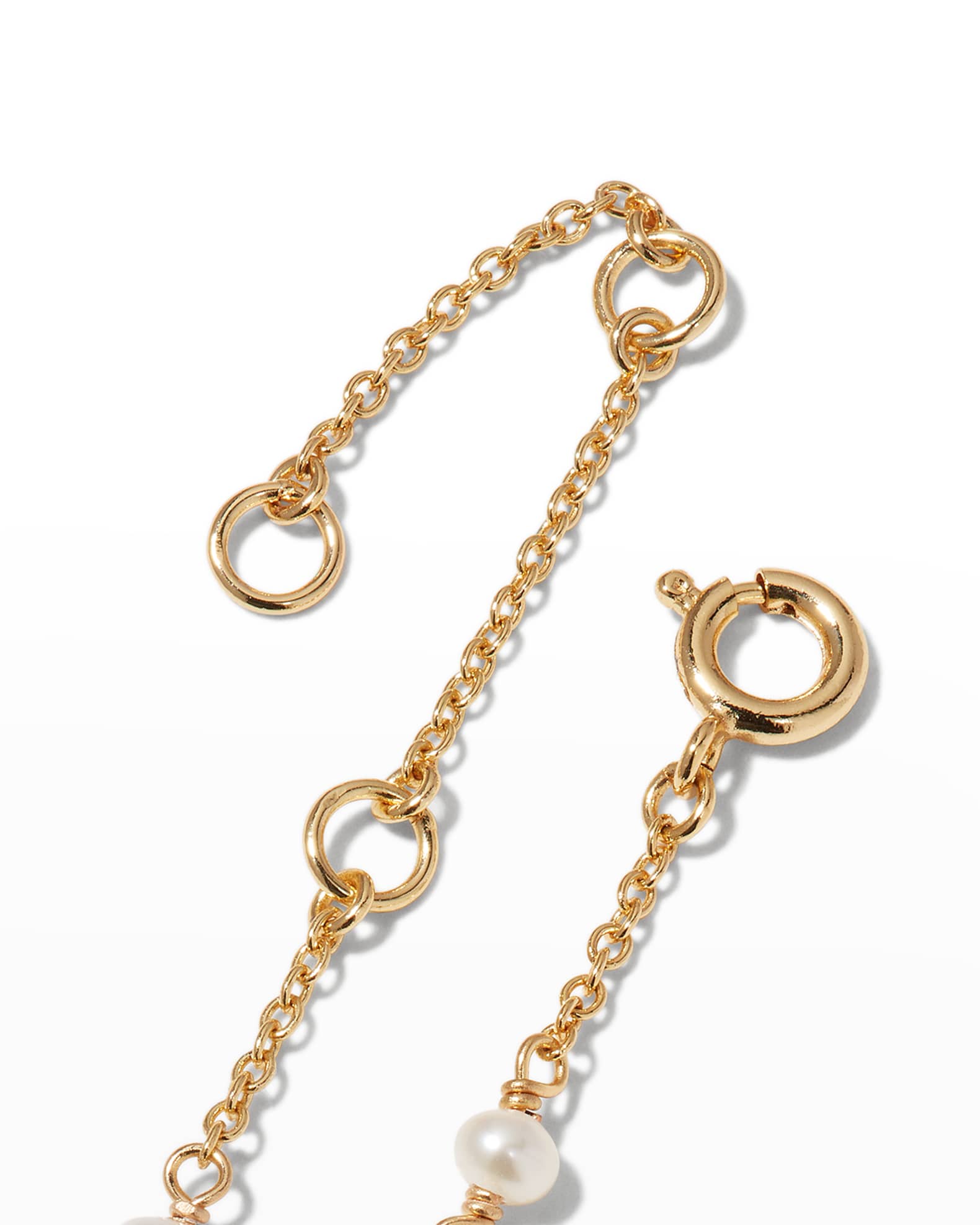Tory Burch Kira Pearl Delicate Chain Bracelet | Neiman Marcus