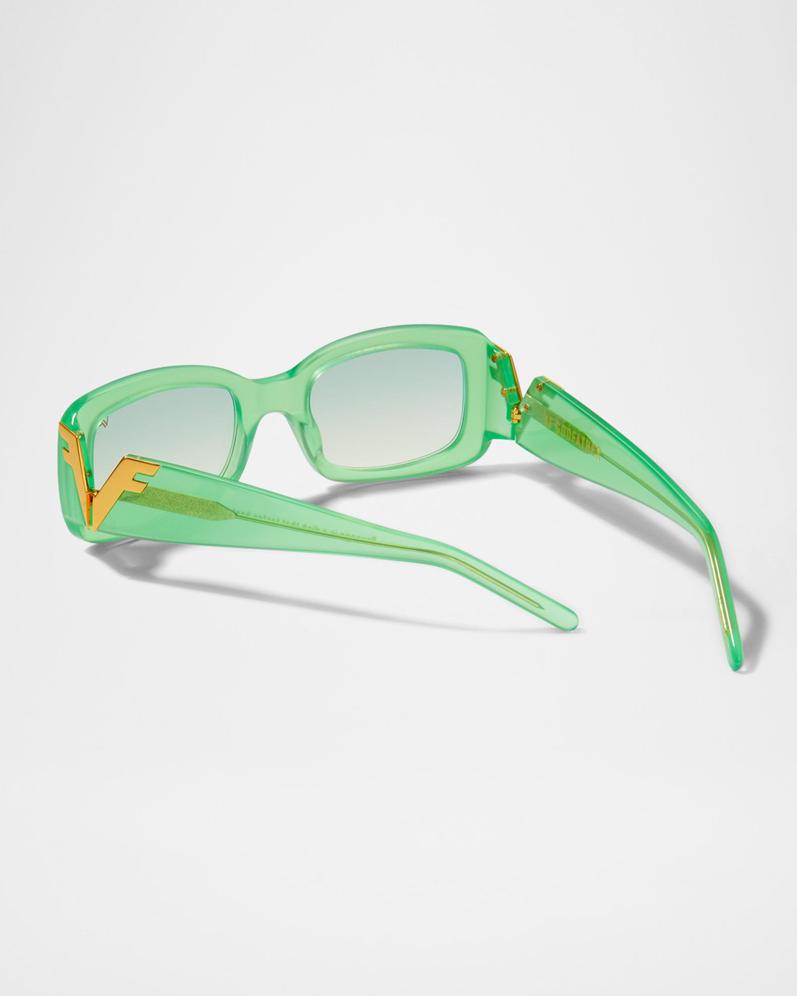 ?New Green Classics Rectangle Sunglasses Womens Mens Retro Vintage Retro Polarized Rectangle Sunglasses for Women Men, Trendy  main image 3