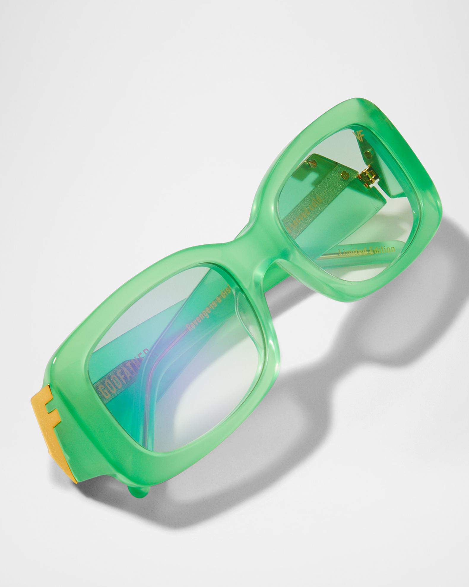 ?Green Lenses Rectangle Polygon Polarized Sunglasses Retro Classic Vinta $_57.JPG?set_id=880000500F main image 2