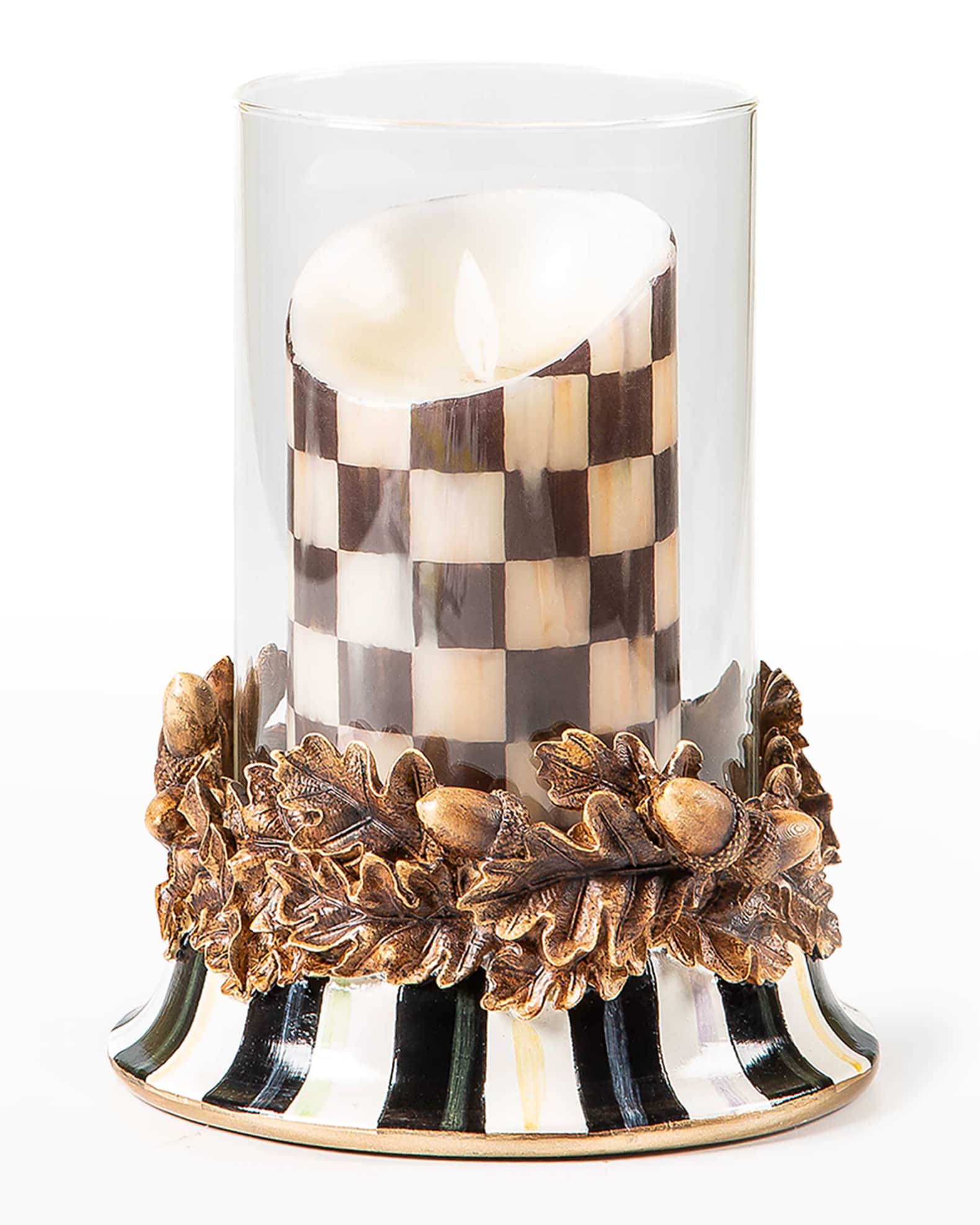 MacKenzieChilds Woodland Pillar Candle Holder Neiman Marcus