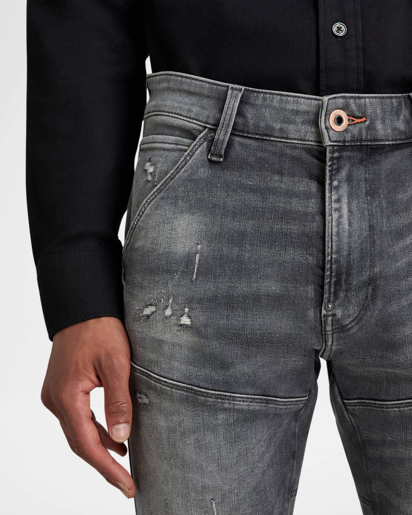 スポーツストア 3D Elwood 5620 Men's RAW G-STAR Skinny Marcus Neiman | Jeans Lサイズ