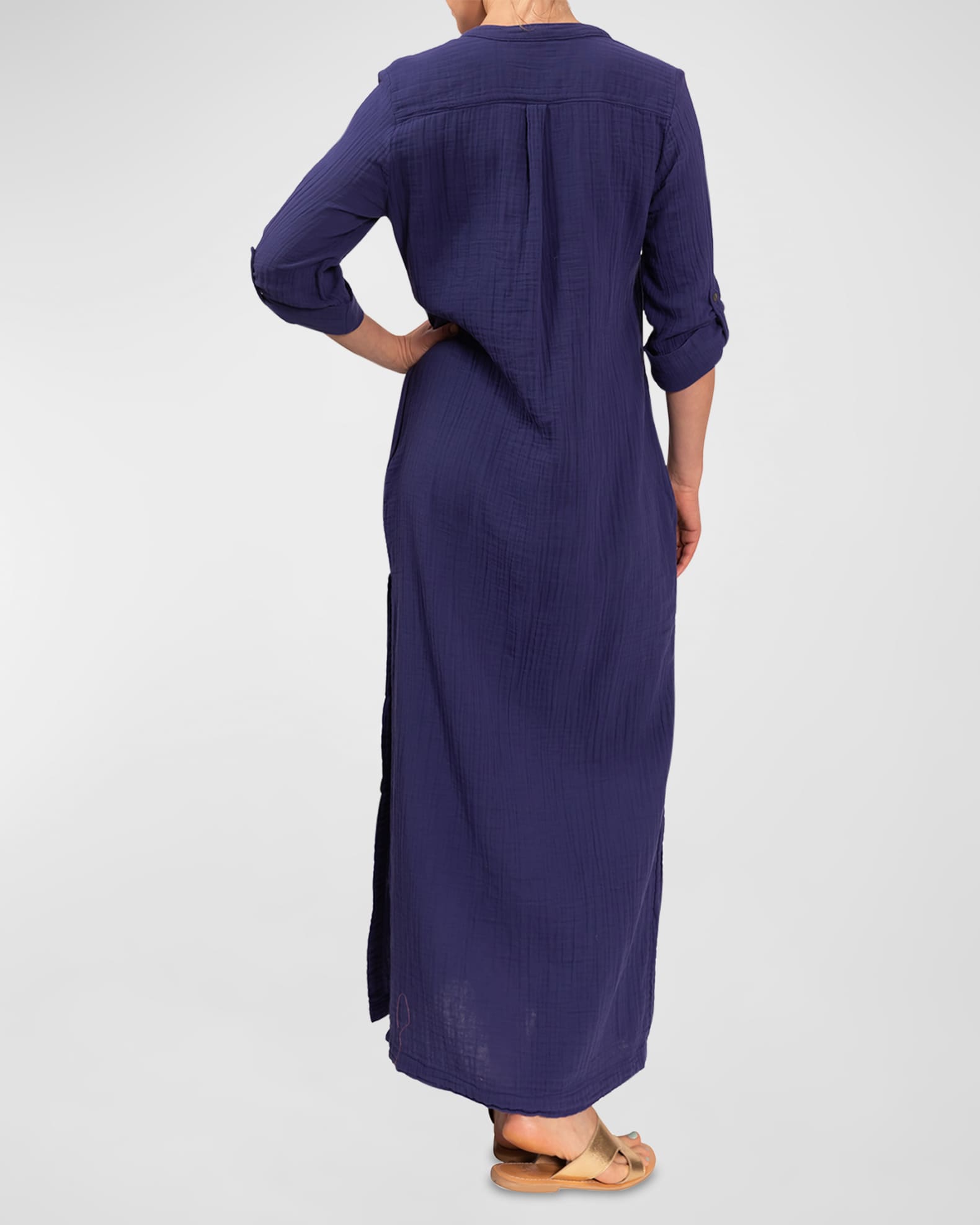 Everyday Ritual Tracey Gauze Kaftan Coverup Dress Neiman Marcus