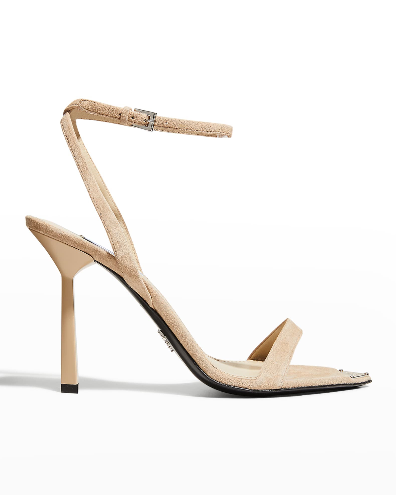 Prada Leather Ankle-Strap Sandals | Neiman Marcus