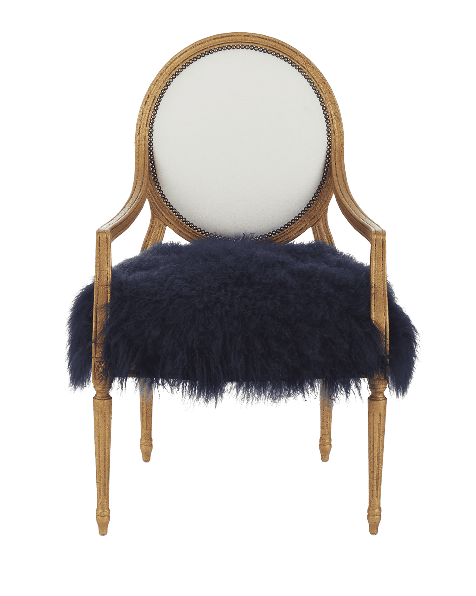 Old Hickory Tannery Karley Sheepskin Chair Neiman Marcus